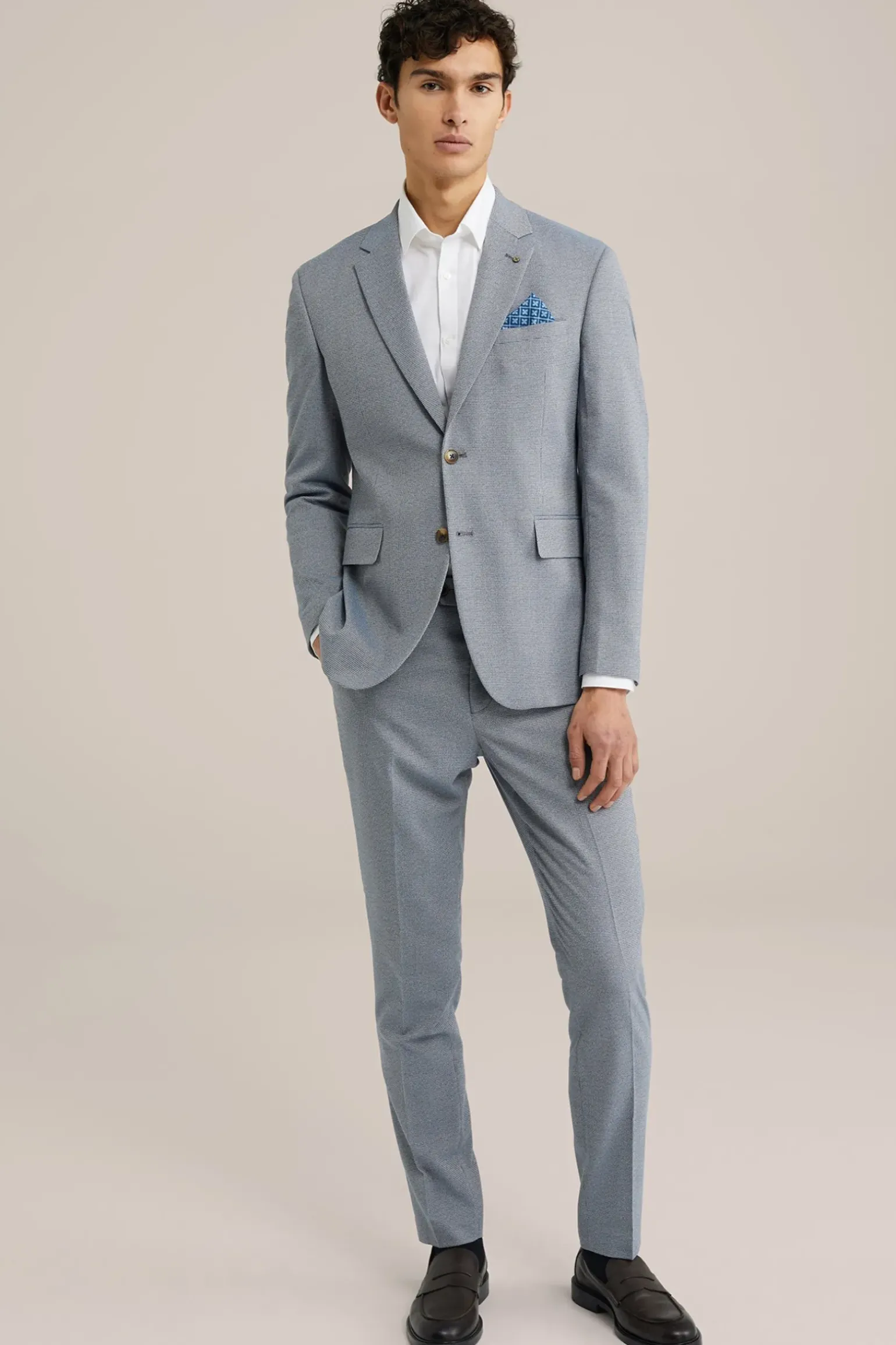 blazer met micropatroon