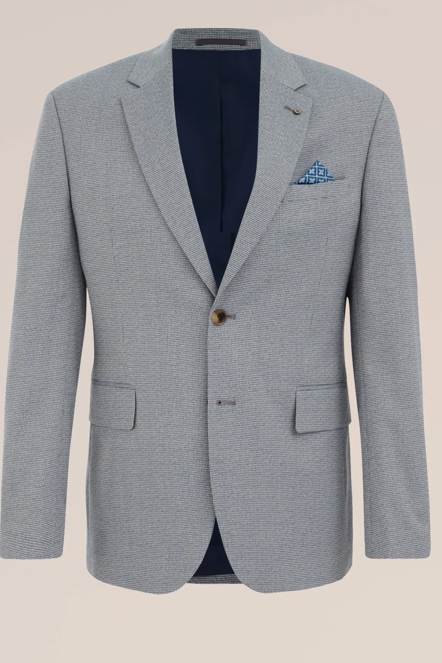 blazer met micropatroon