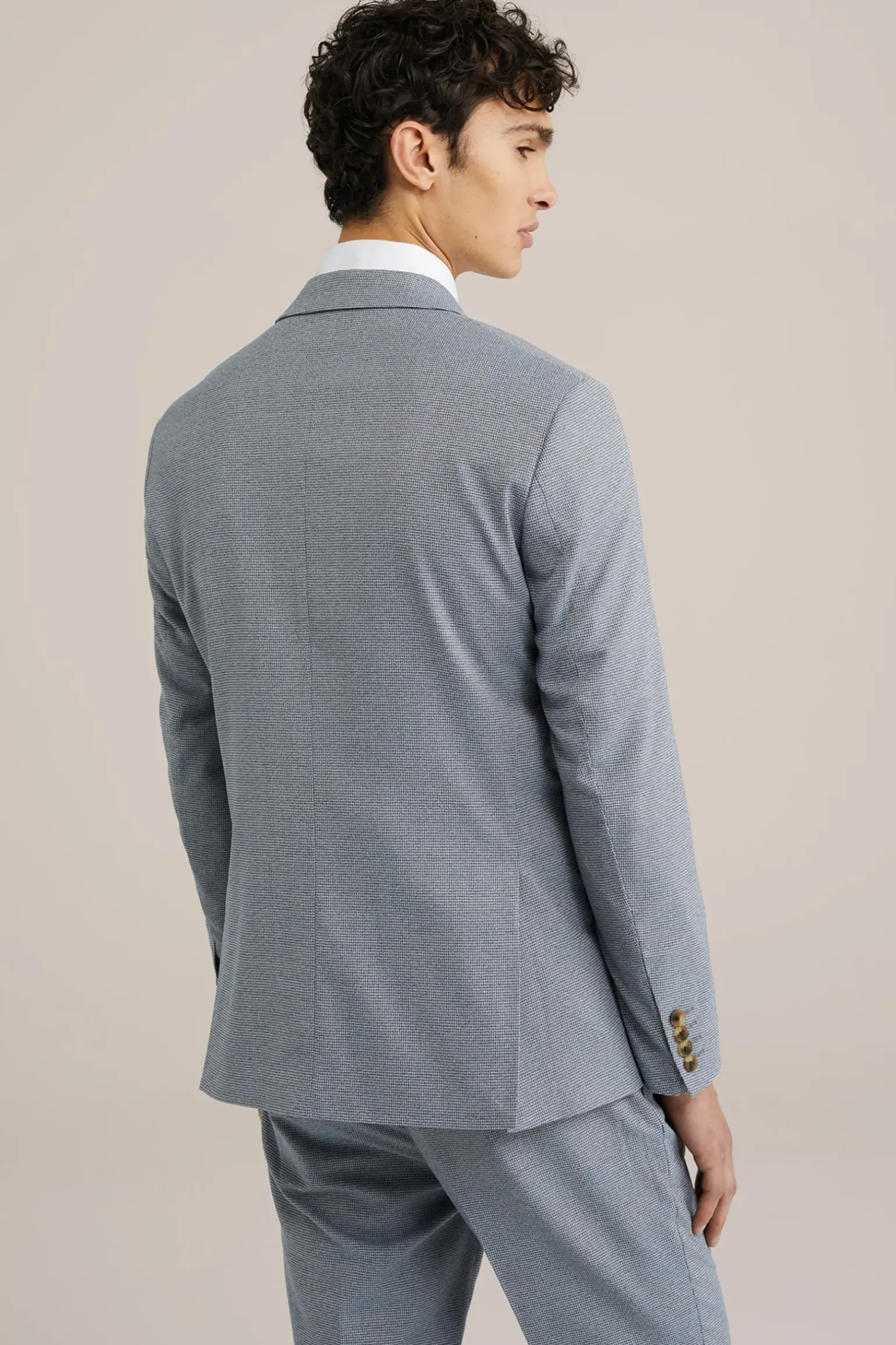 blazer met micropatroon