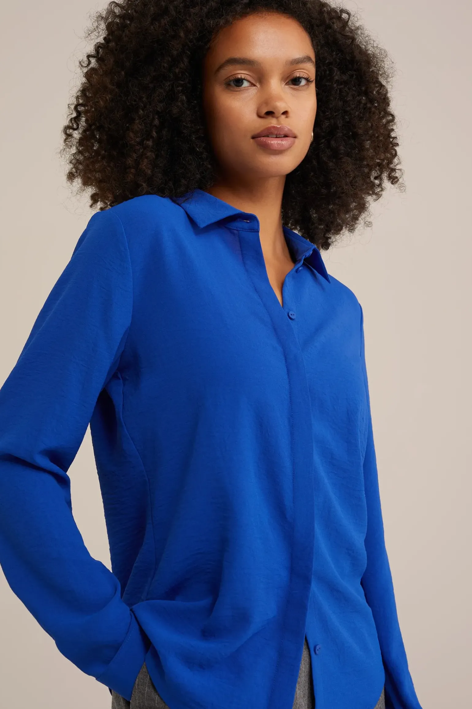 blouse met fijne structuur