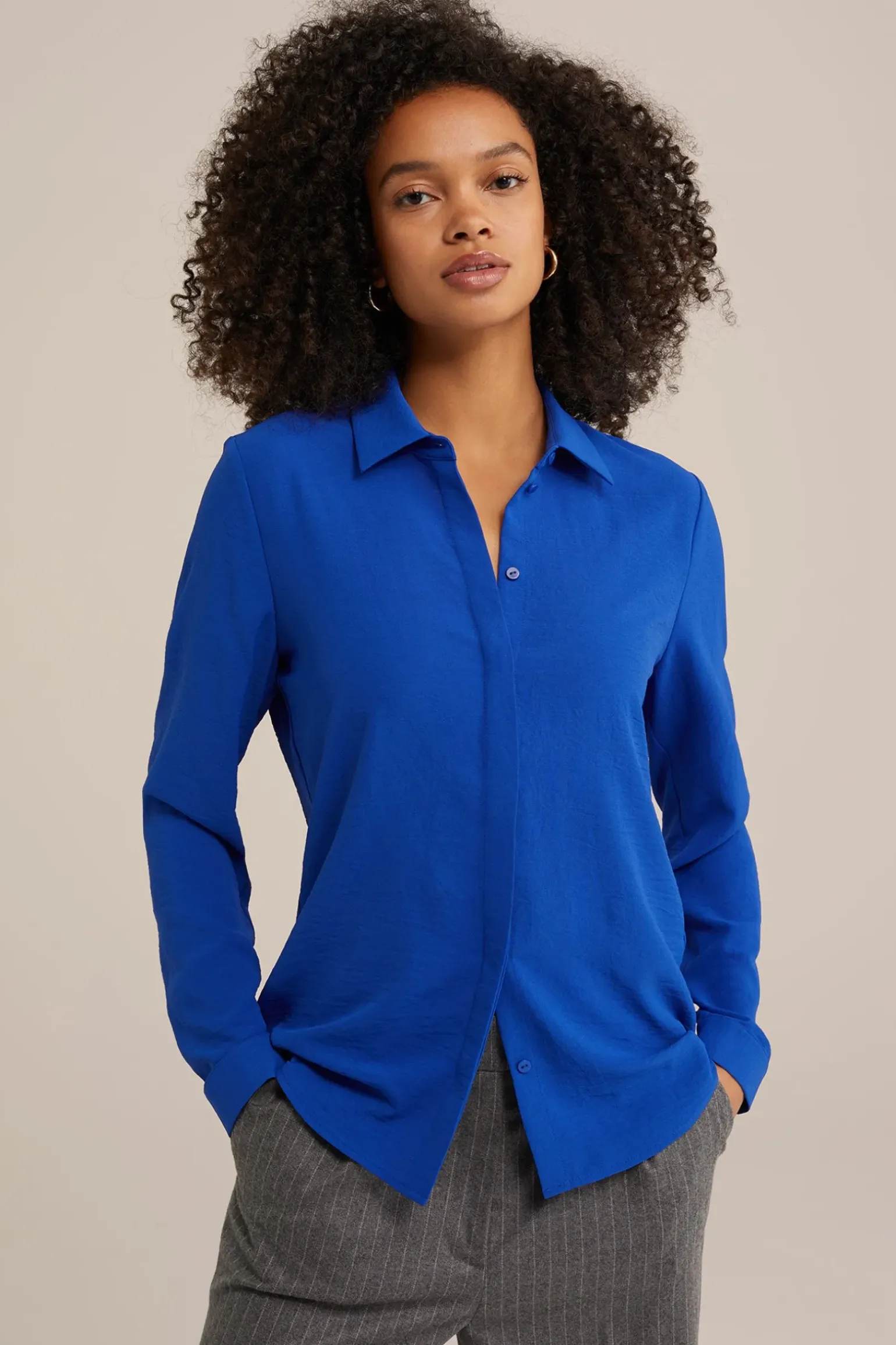 blouse met fijne structuur