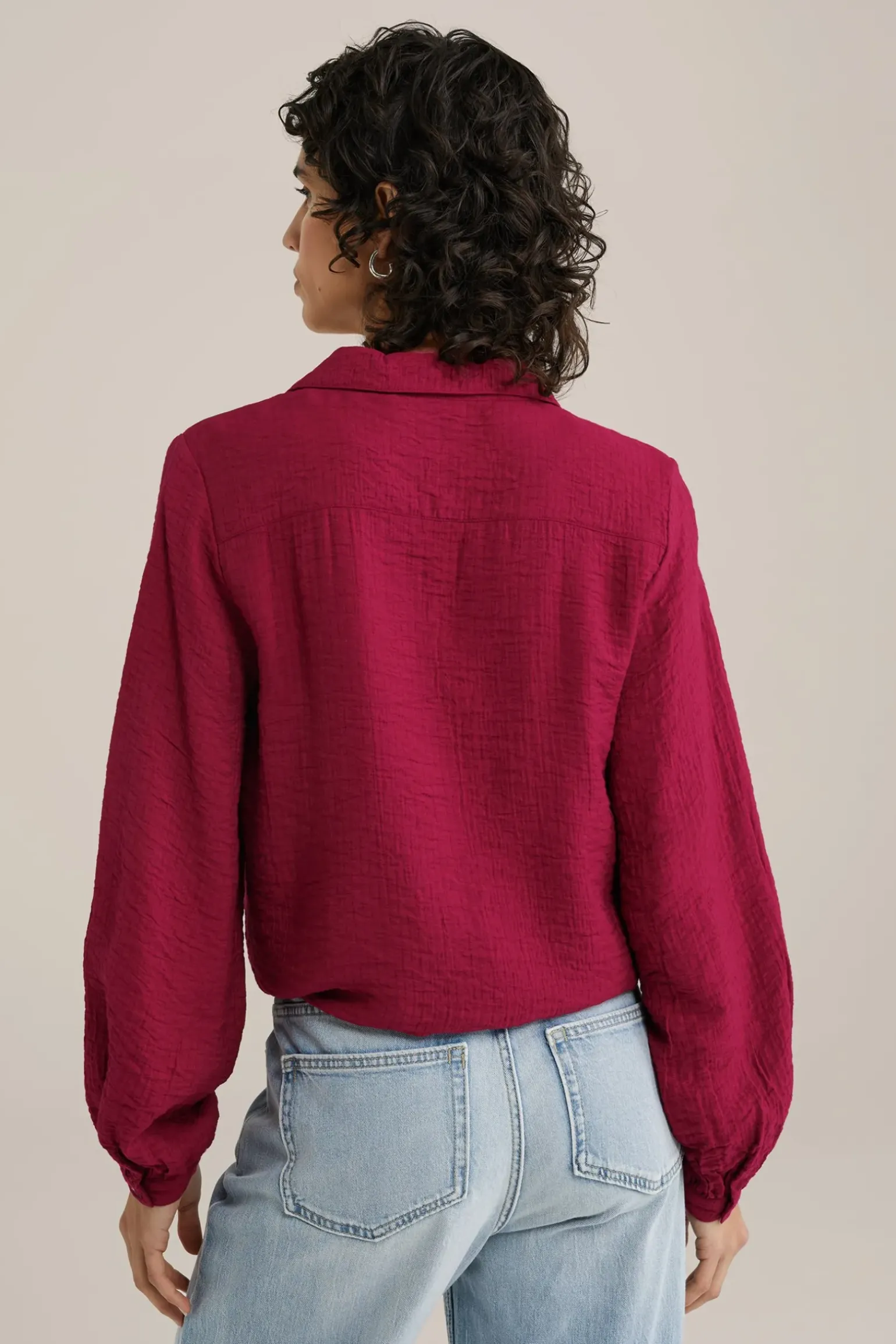 blouse met structuur