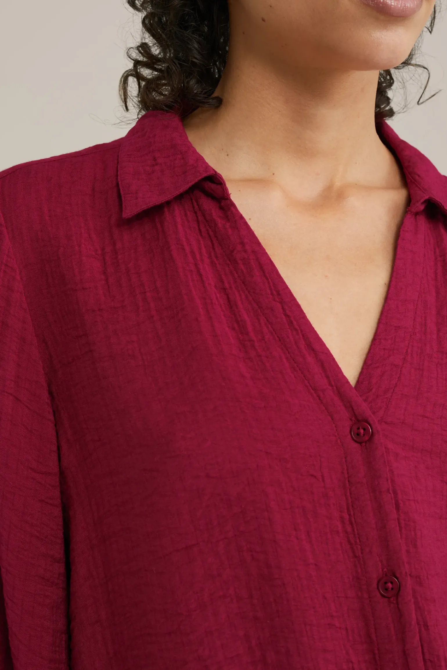 blouse met structuur