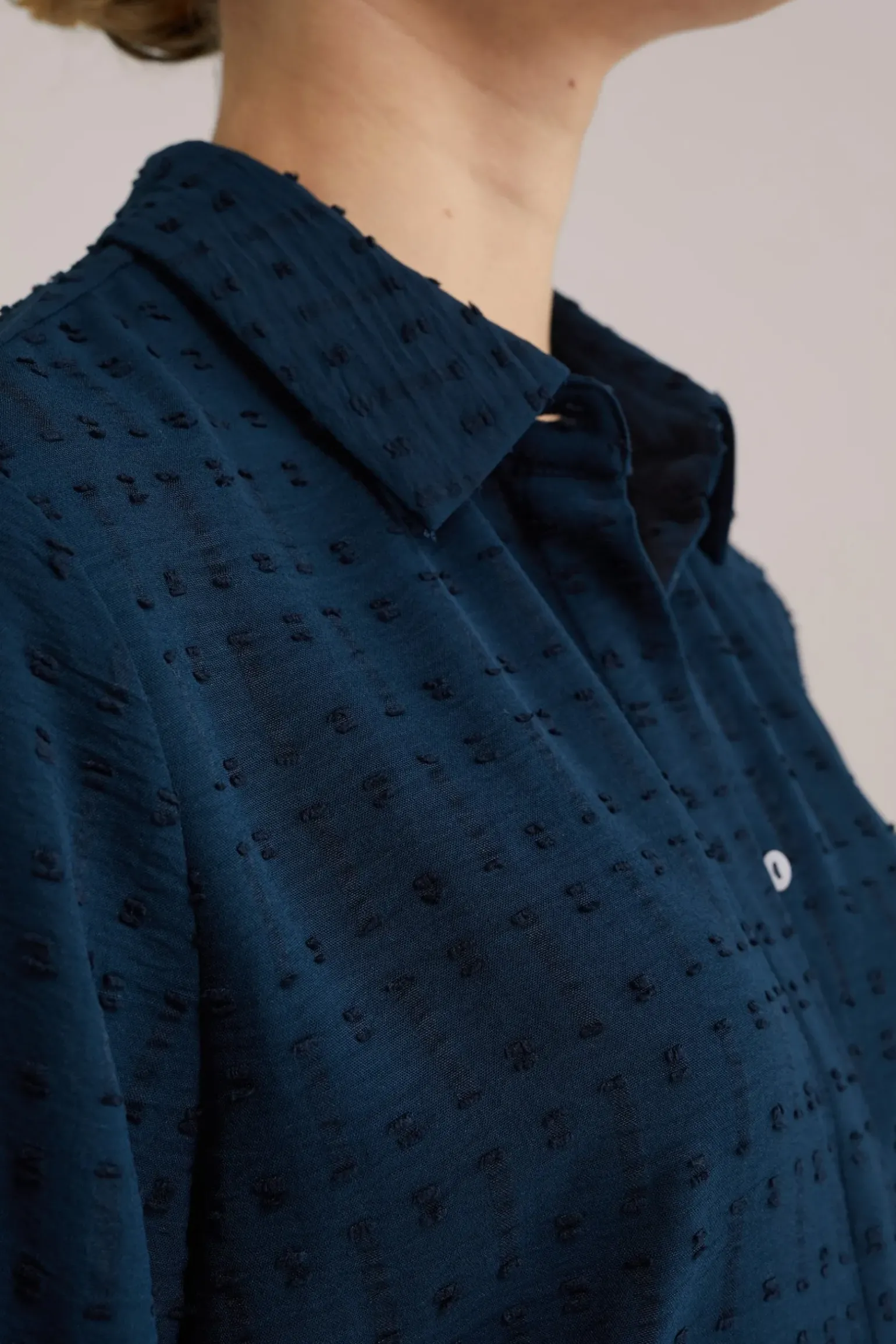 blouse met structuur