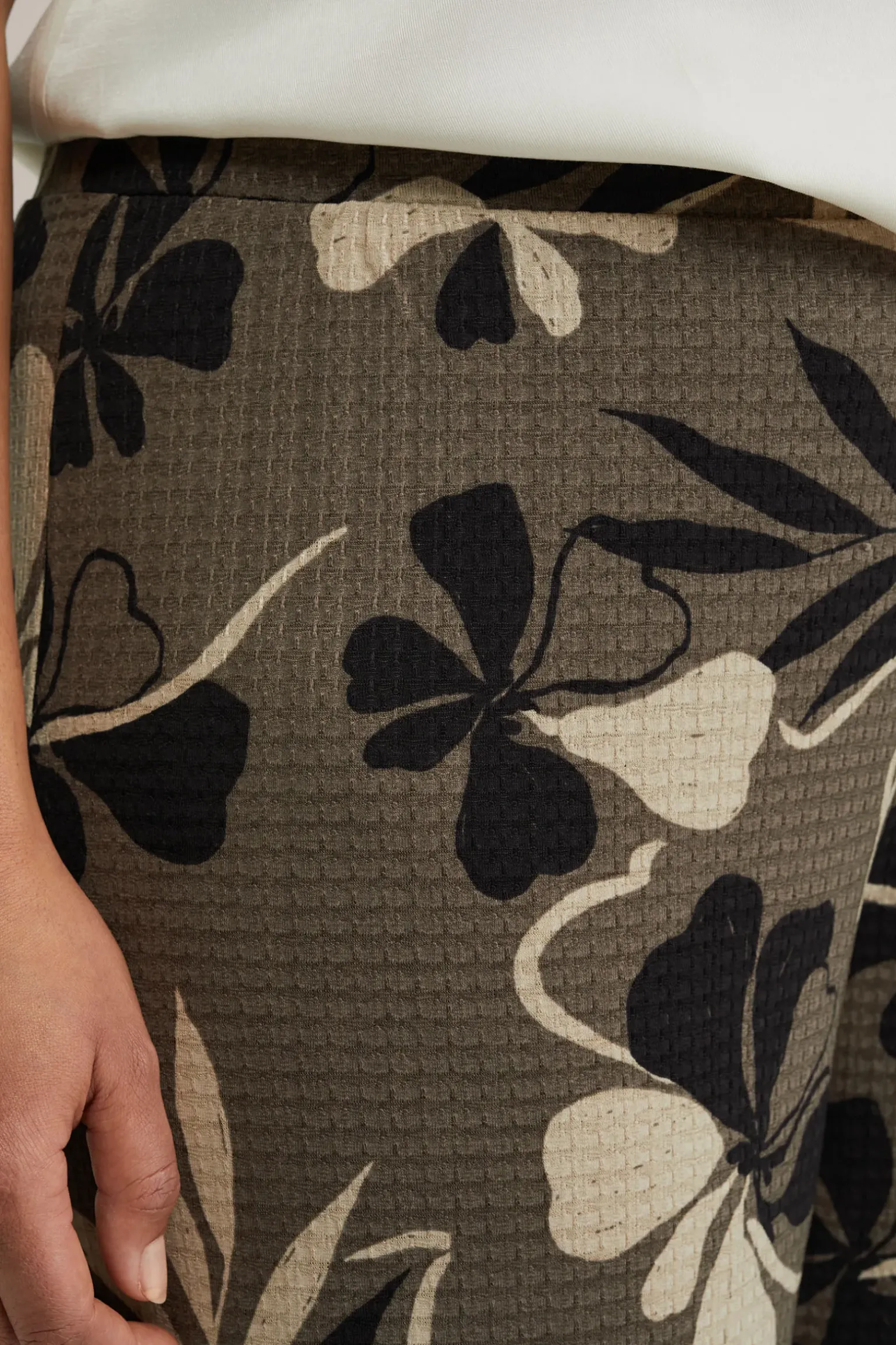 broek met dessin - Curve