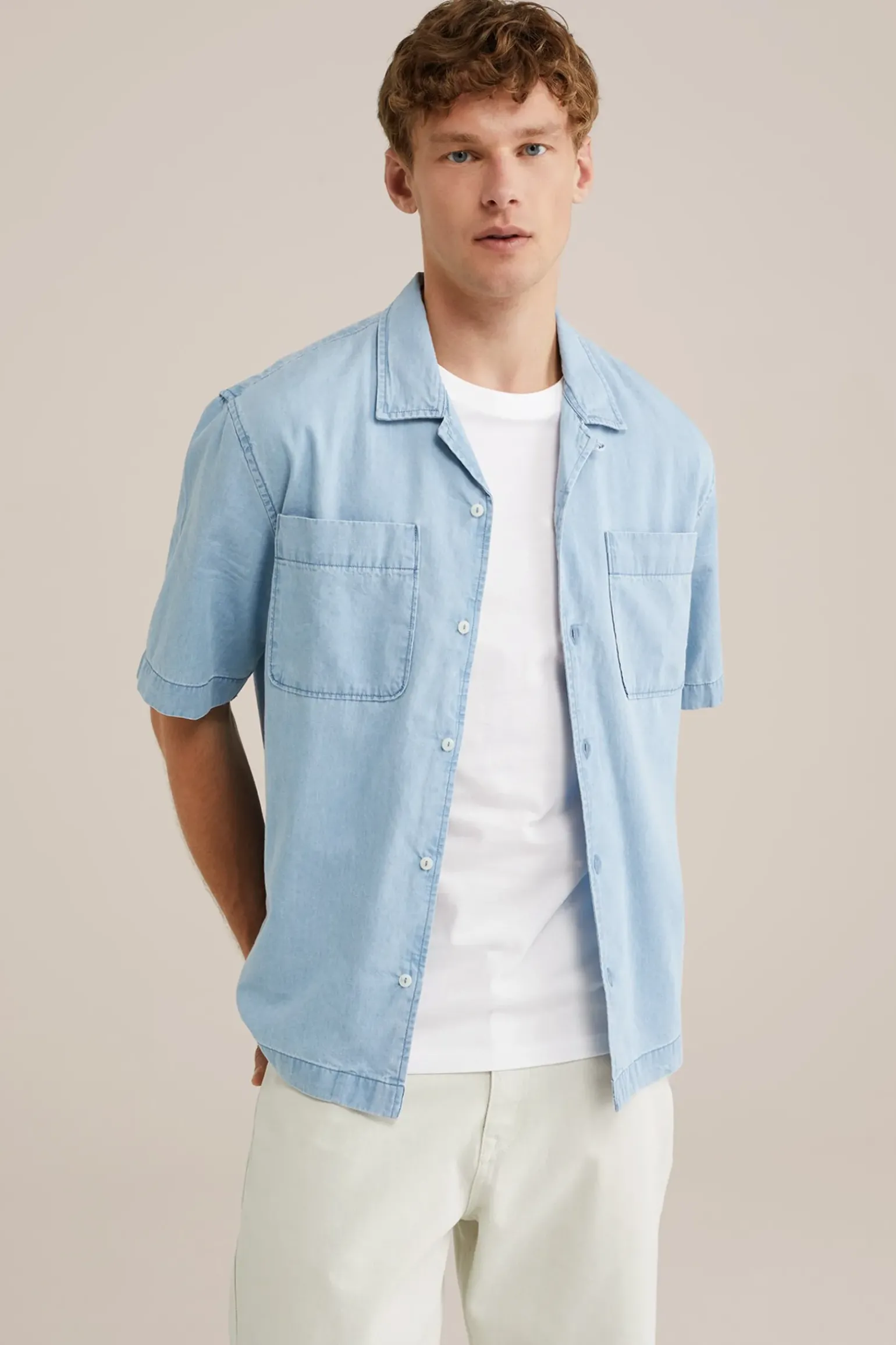 denim overhemd