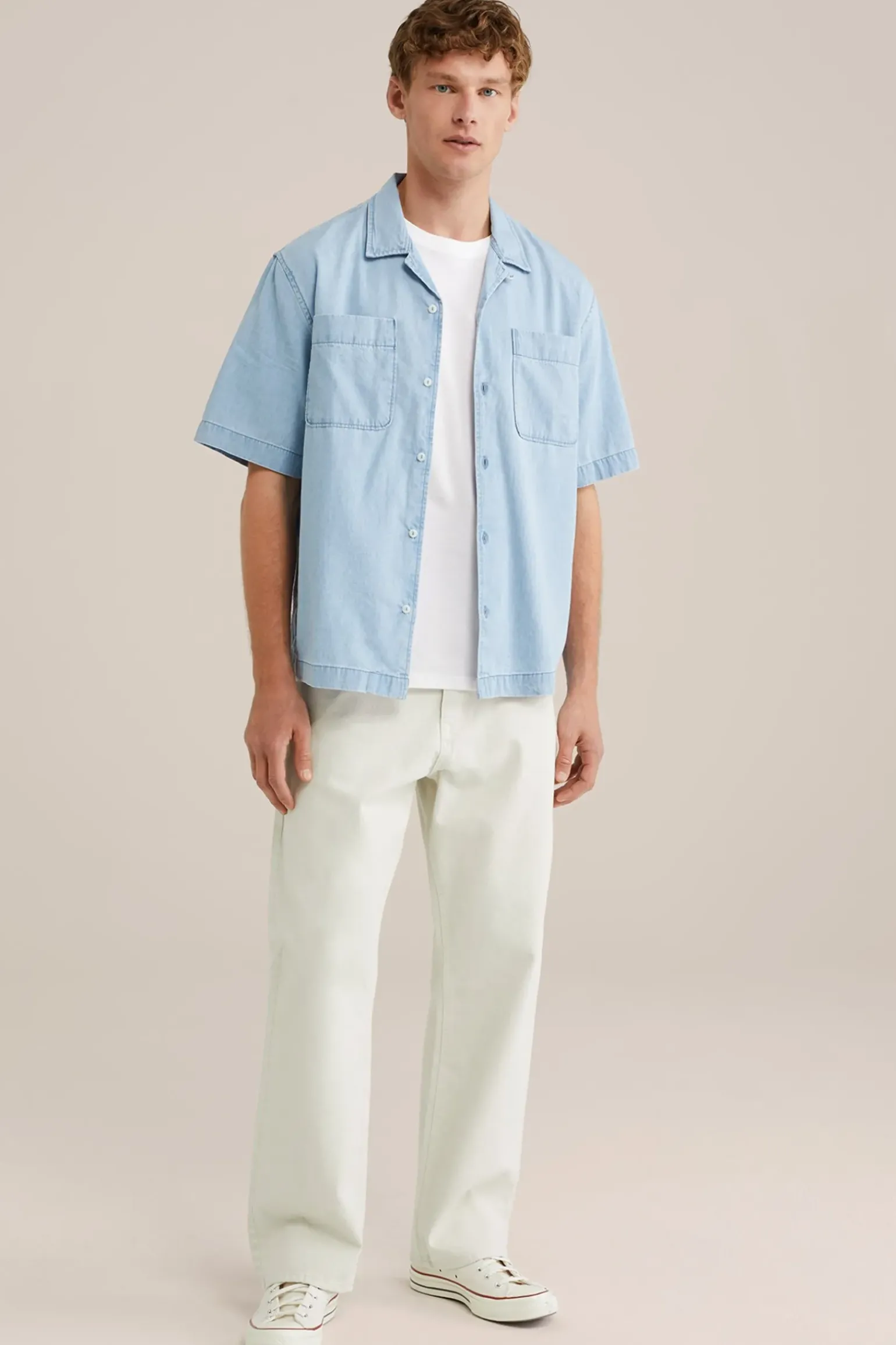 denim overhemd