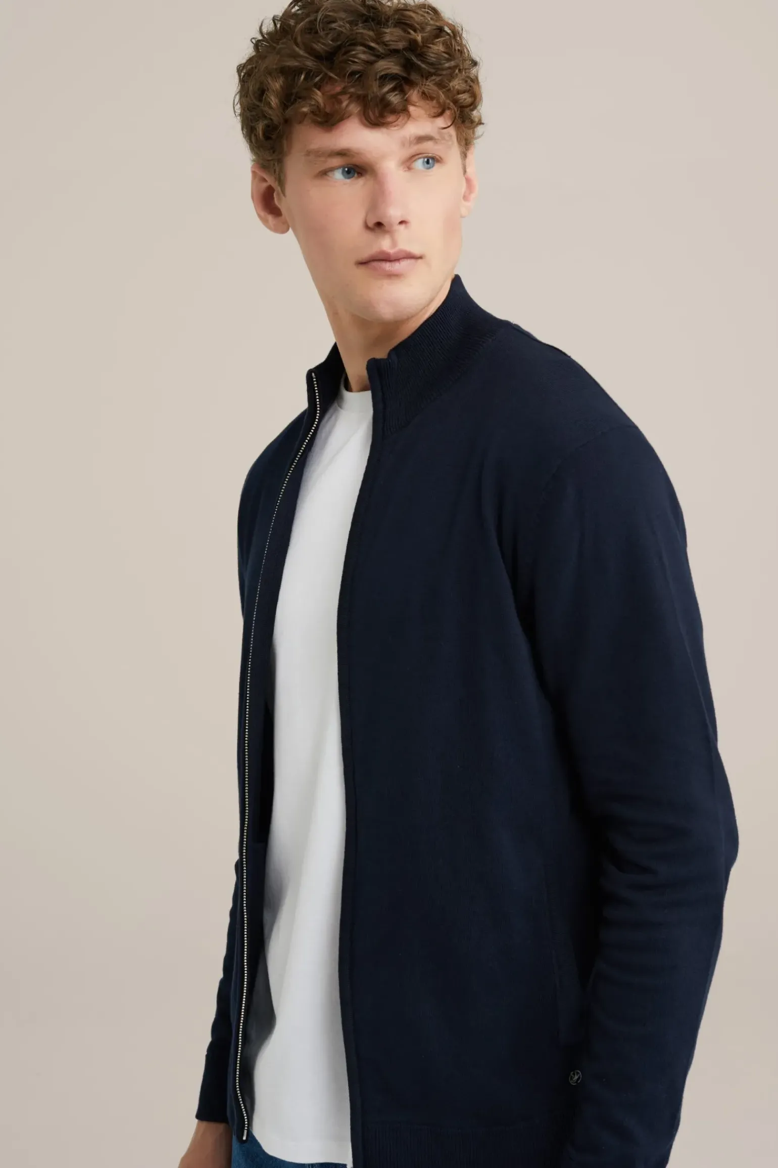 fijngebreide vest