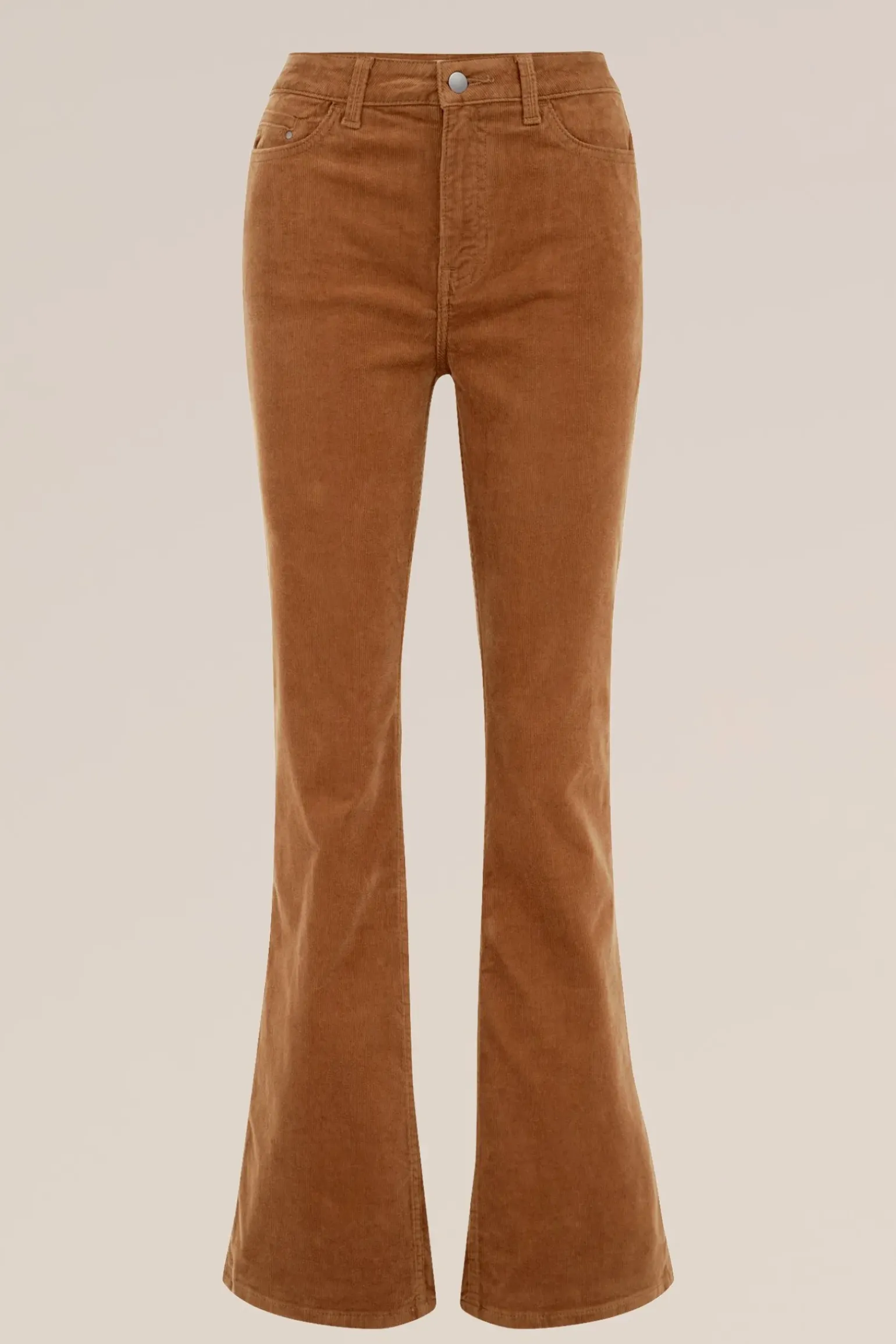 flared broek van corduroy