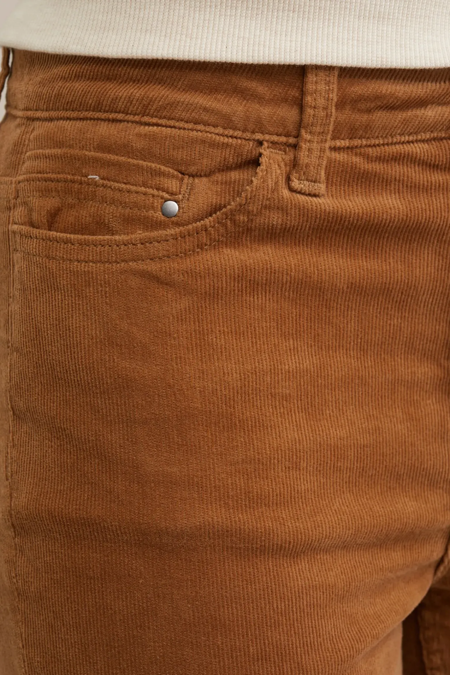 flared broek van corduroy