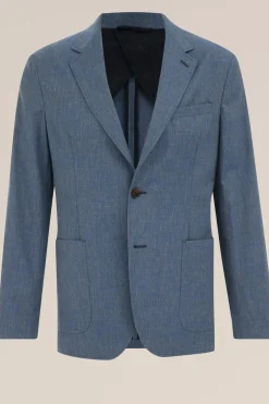 gemêleerde blazer van Italiaanse kwaliteit