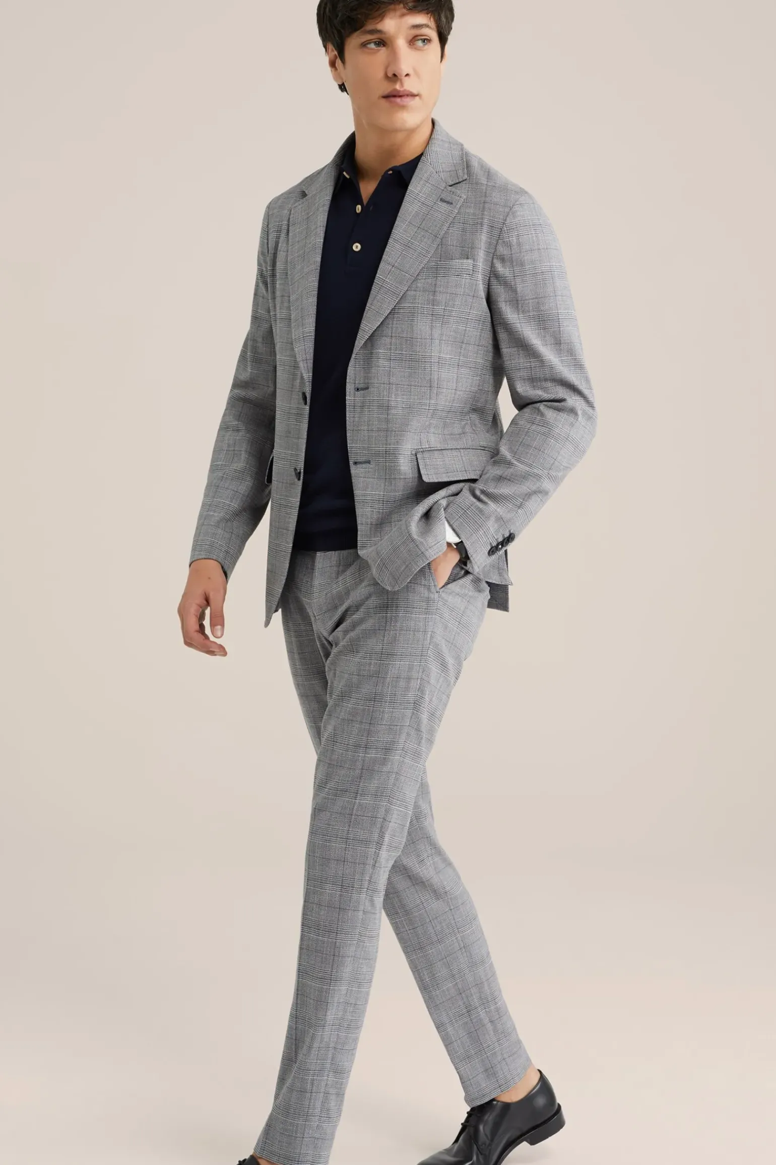 geruite blazer van Italiaanse kwaliteit