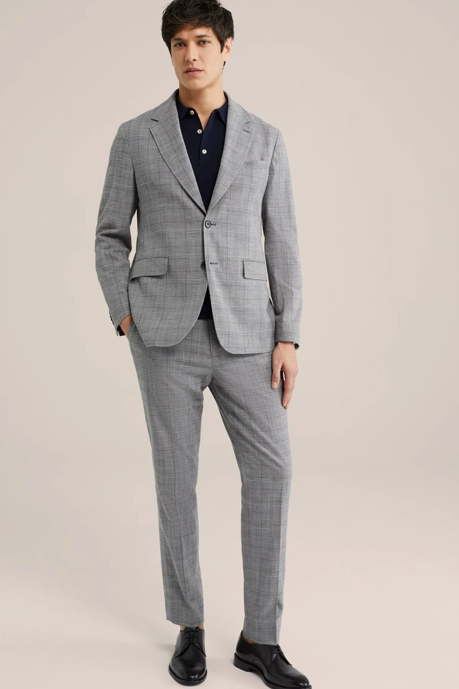 geruite blazer van Italiaanse kwaliteit