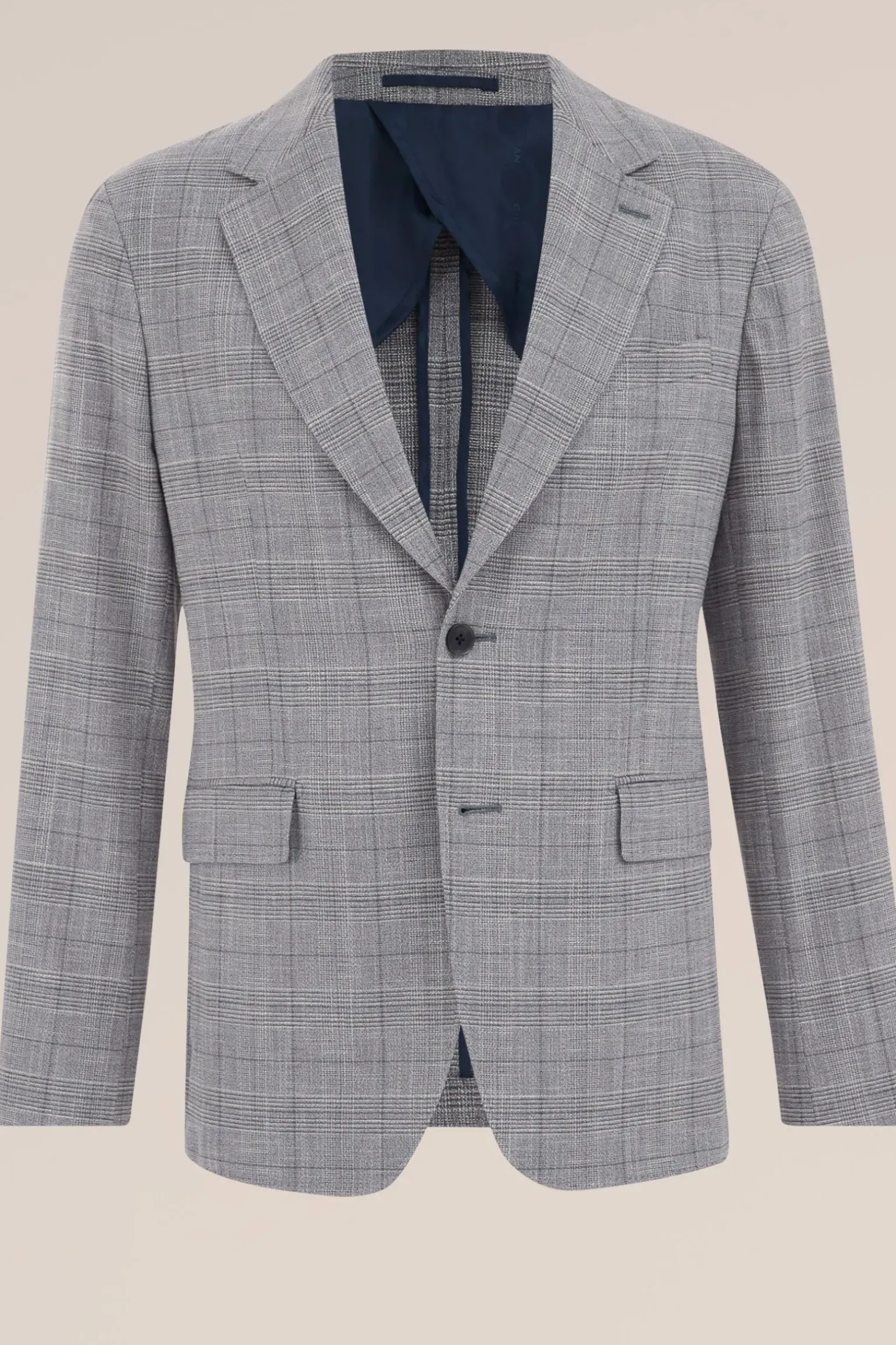 geruite blazer van Italiaanse kwaliteit