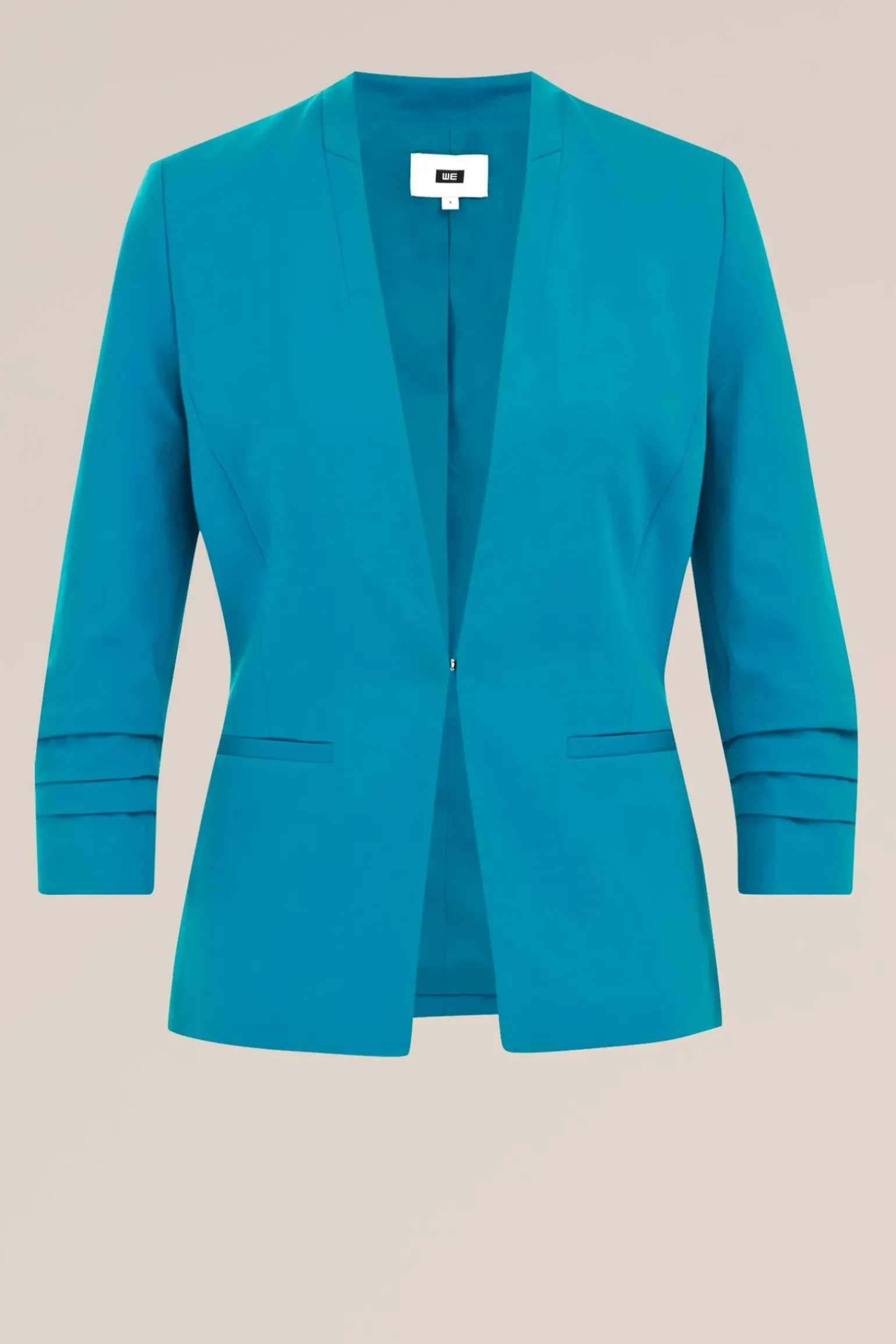 getailleerde blazer met rimpeleffect