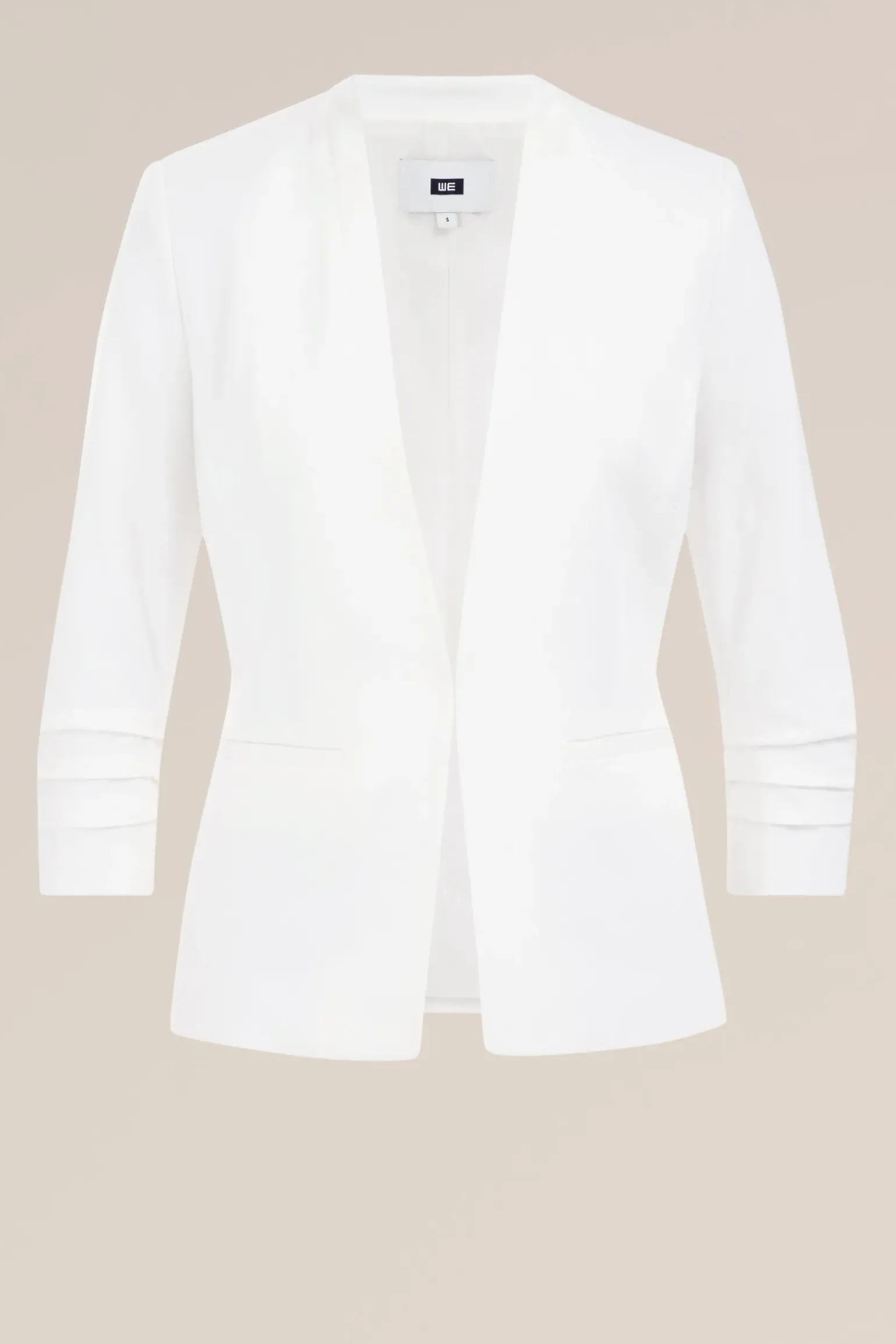 getailleerde blazer met rimpeleffect