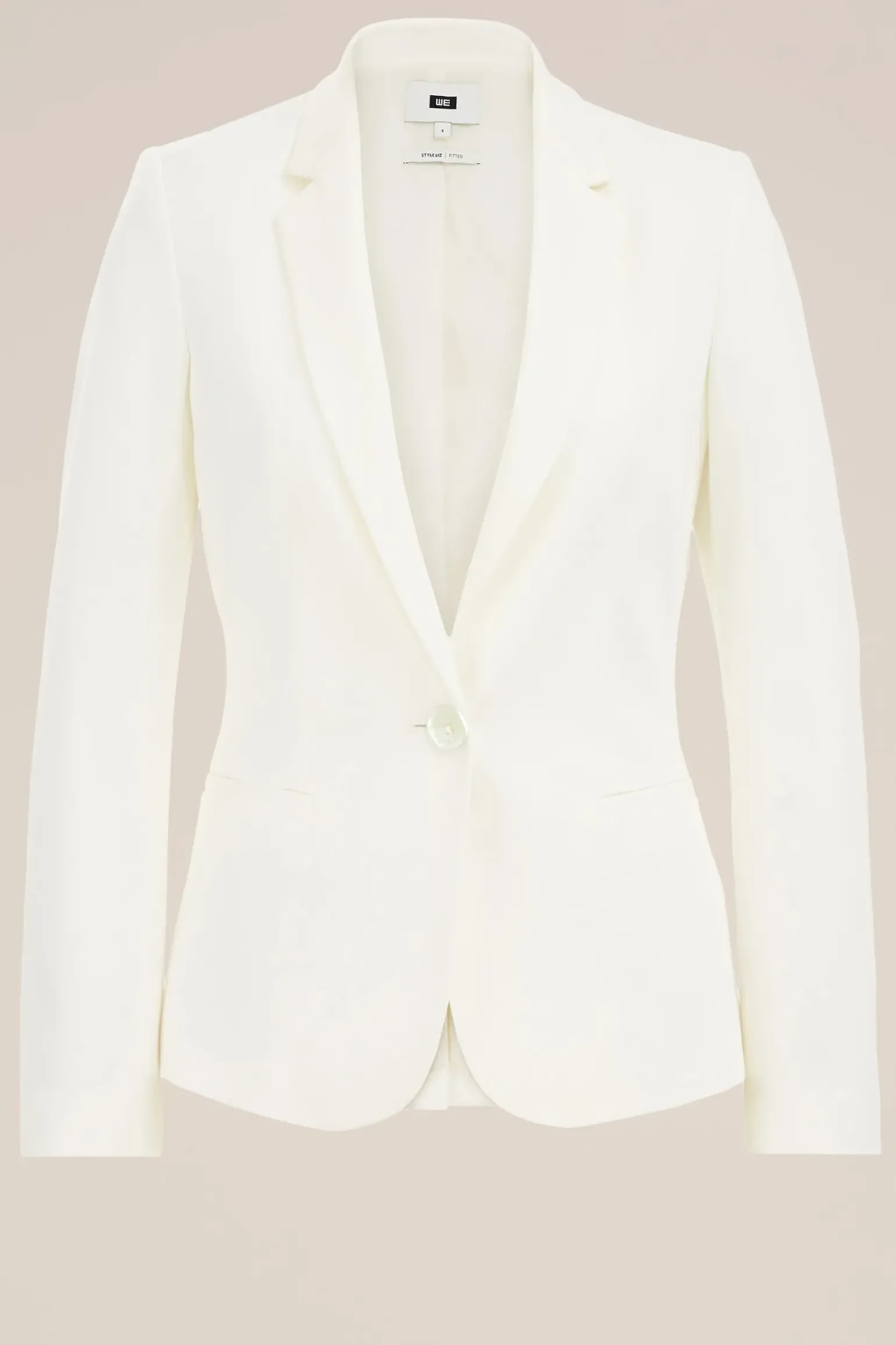 getailleerde jersey blazer met stretch