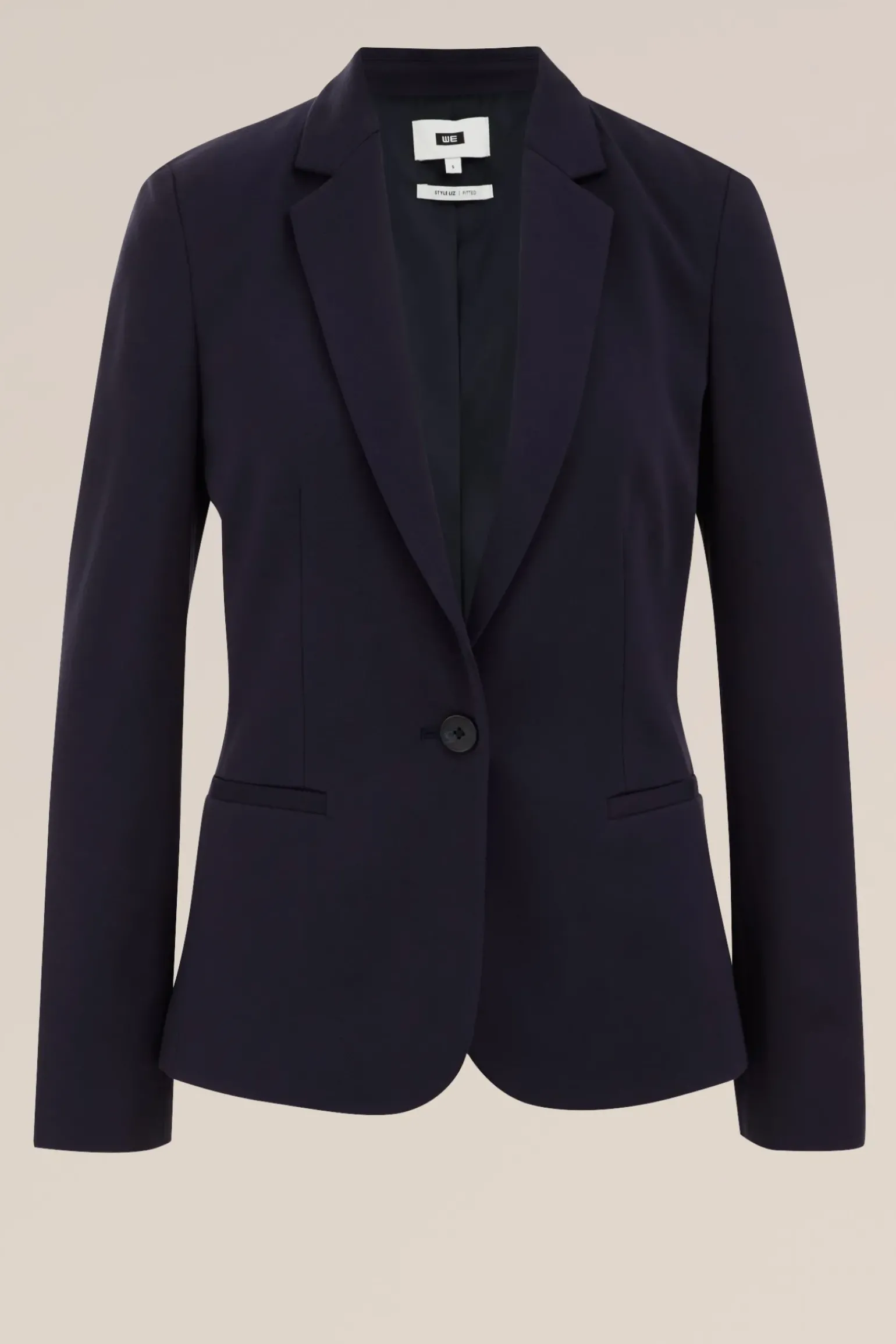 getailleerde jersey blazer met stretch