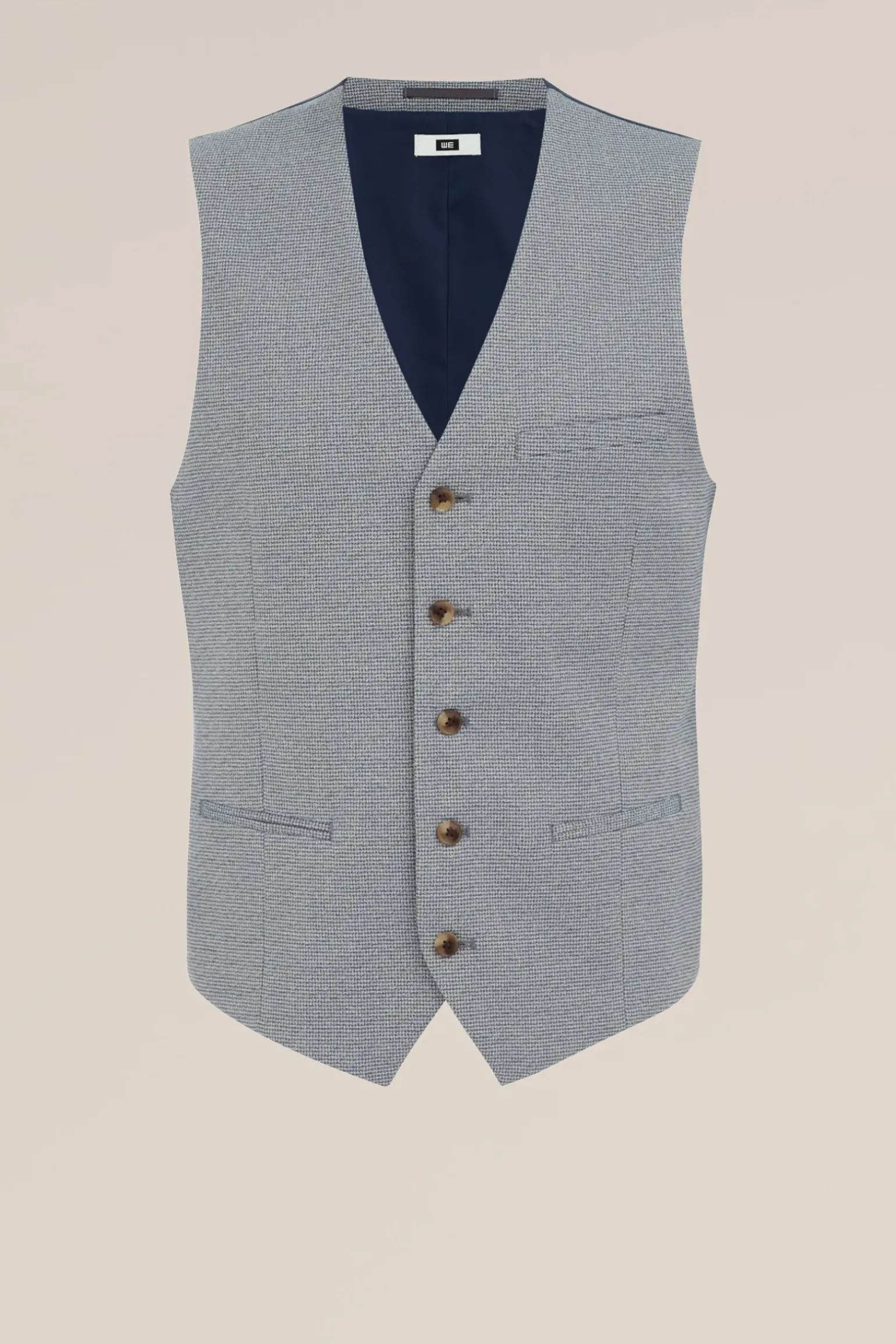gilet met micropatroon