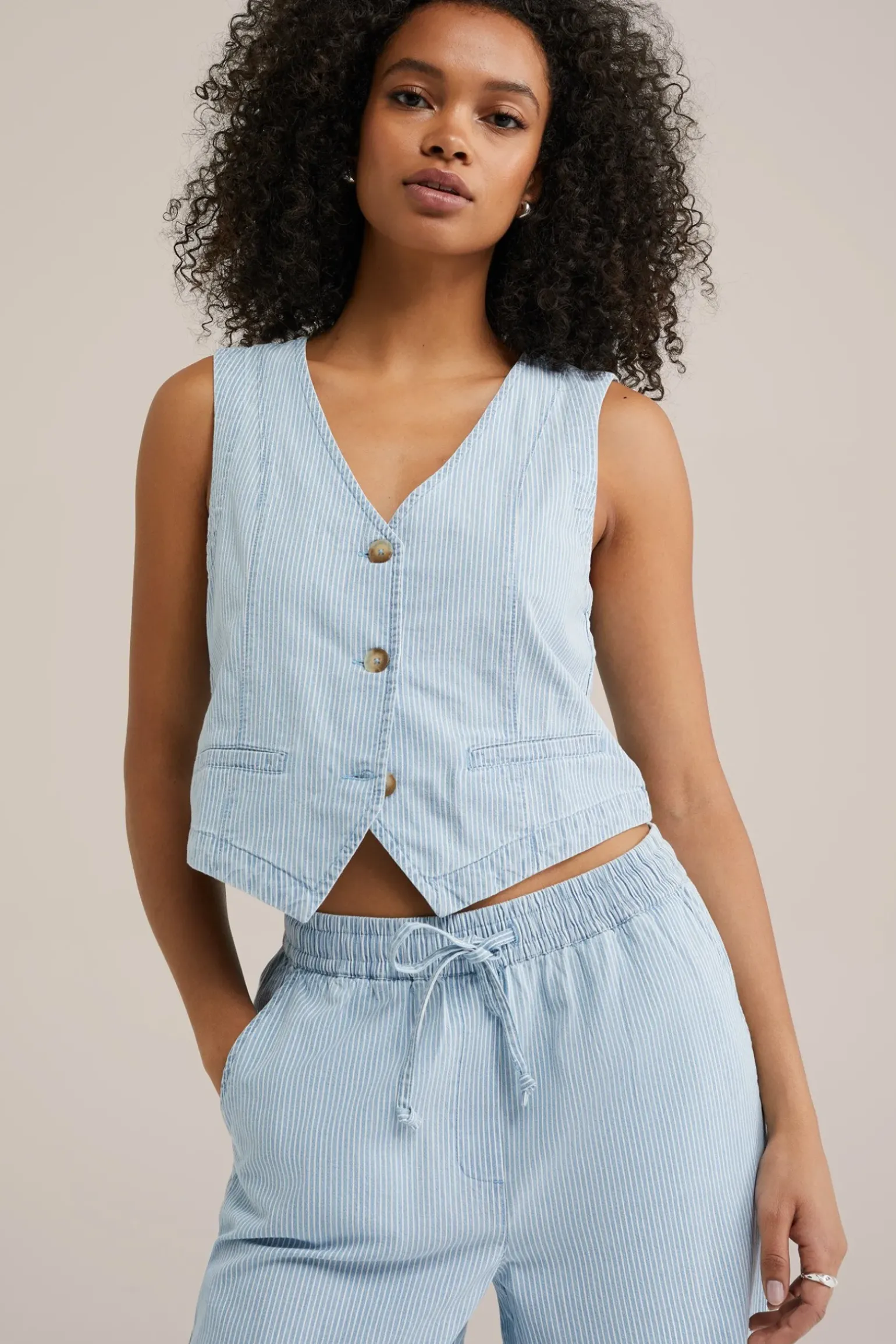 gilet met streepdessin