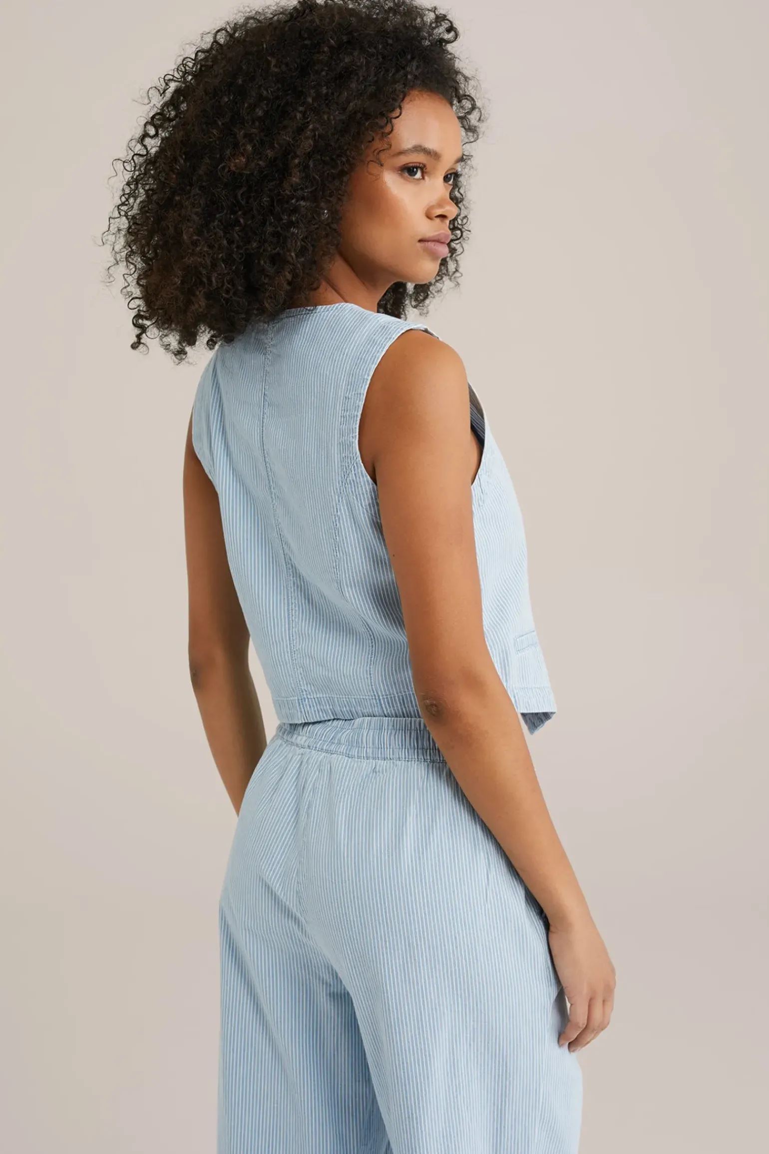 gilet met streepdessin