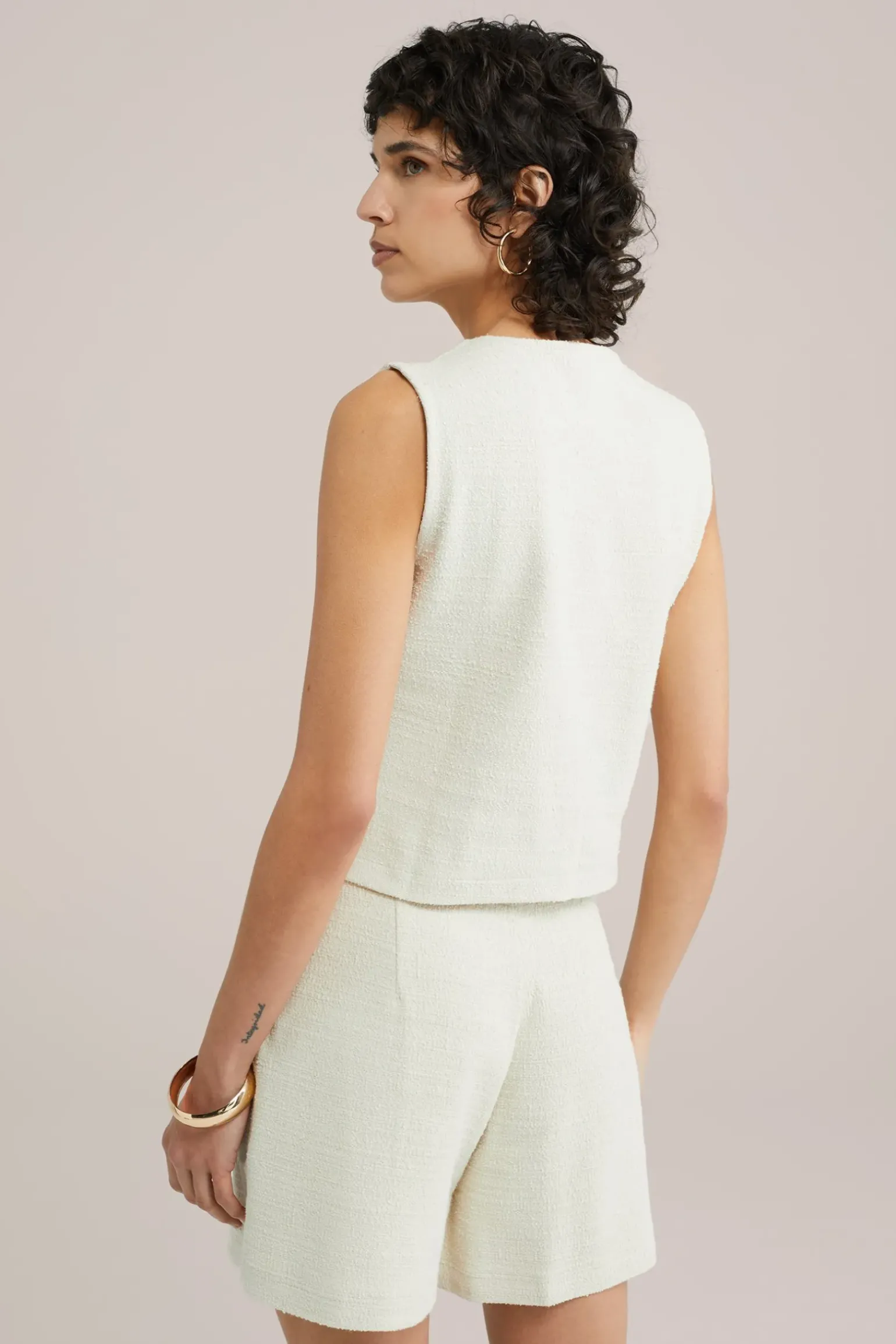gilet met structuur