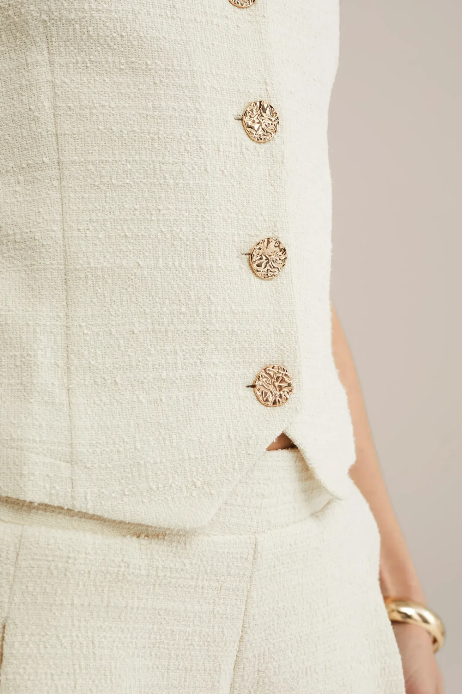 gilet met structuur