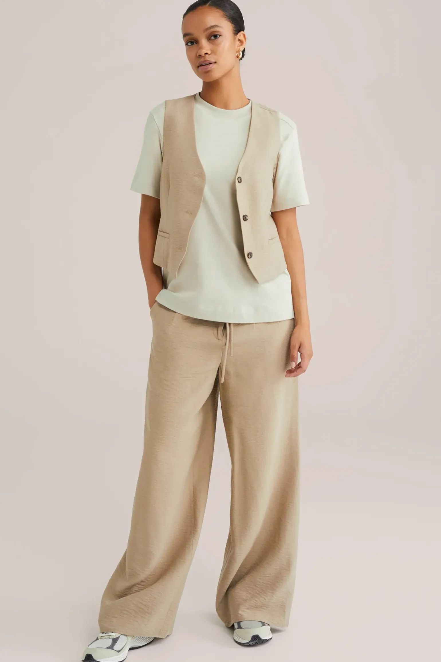 Gilet met structuur