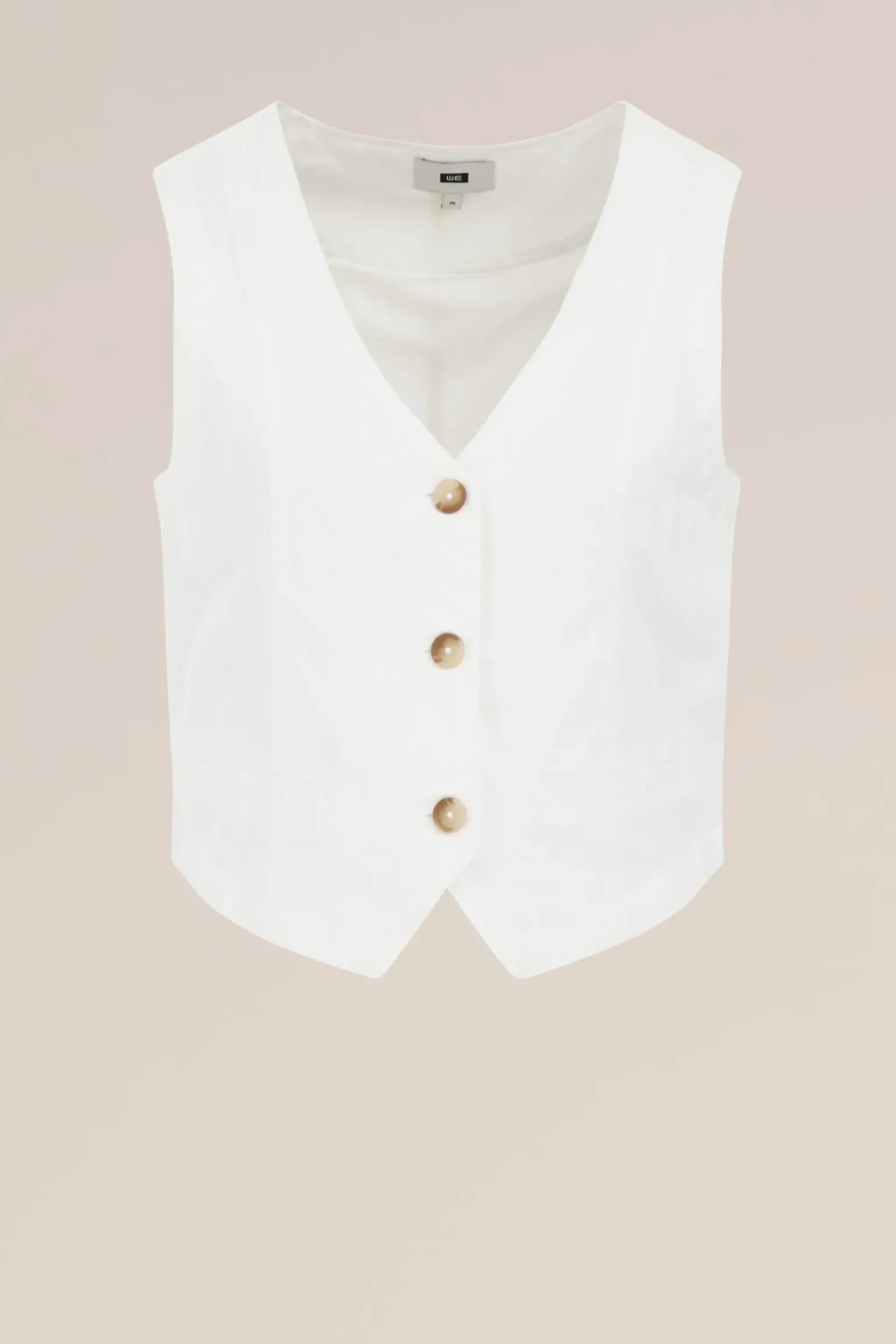 gilet van linnenmix