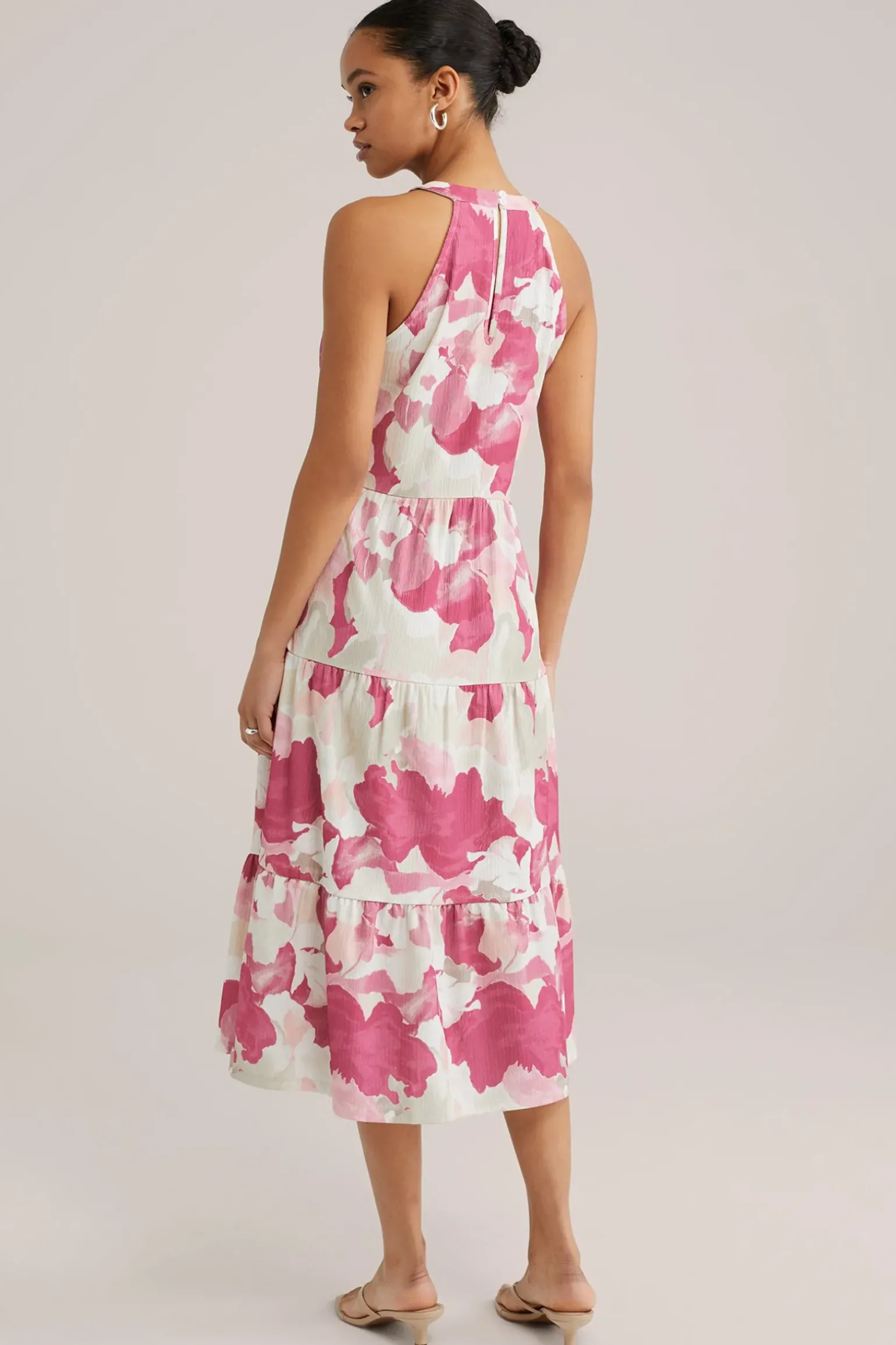 jersey jurk met dessin