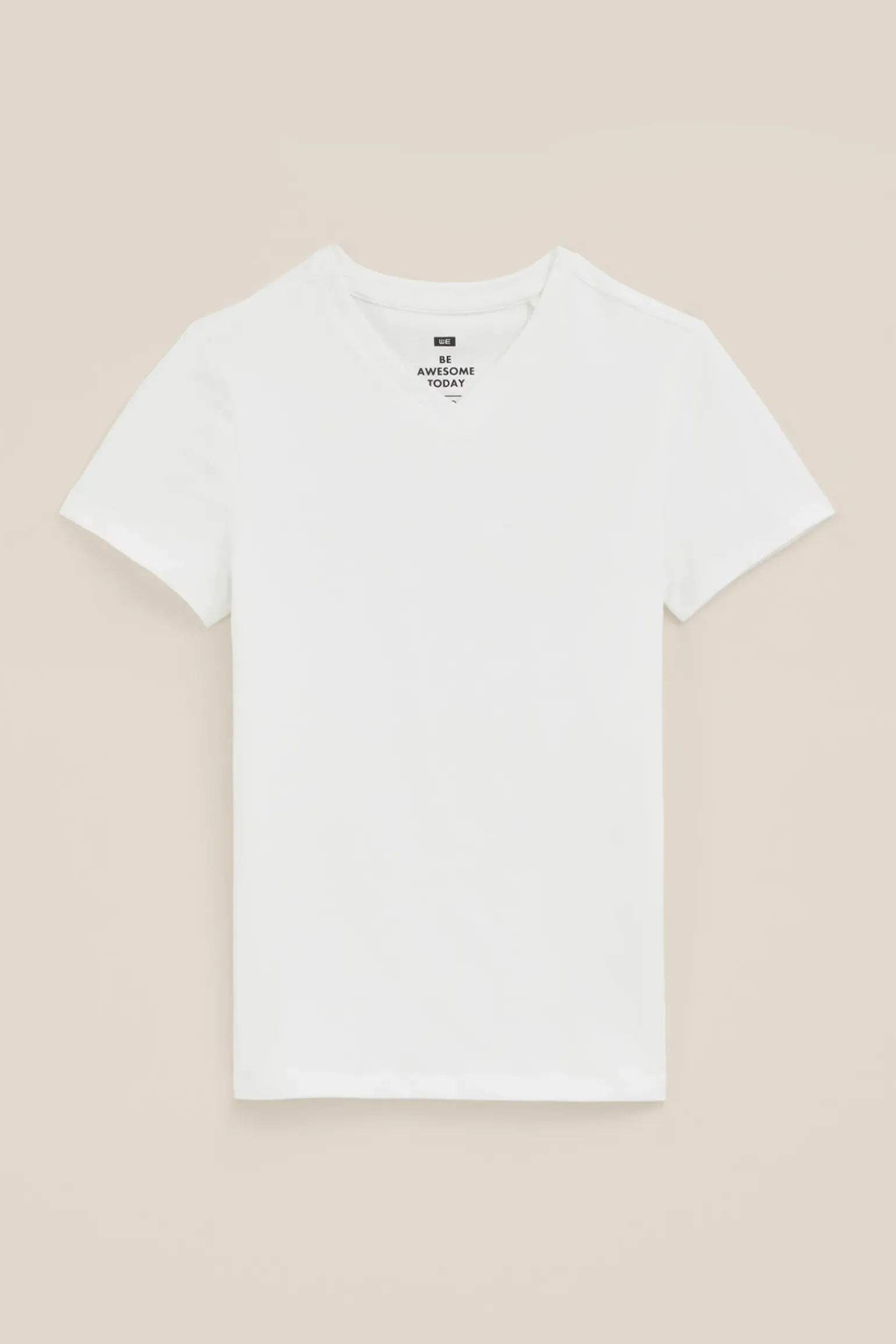 Jongens basic T-shirt met V-hals