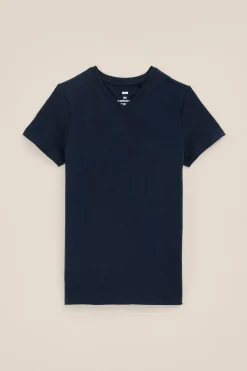 Jongens basic T-shirt met V-hals