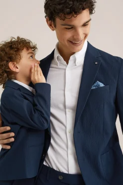 Jongens blazer met structuur