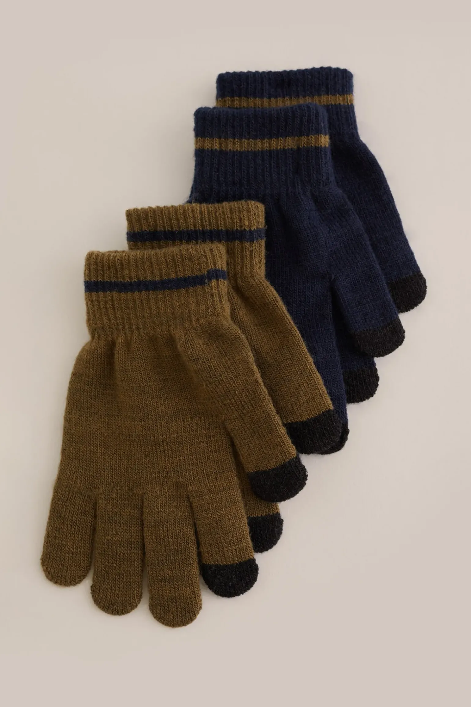 Jongens gebreide handschoenen, 2-pack