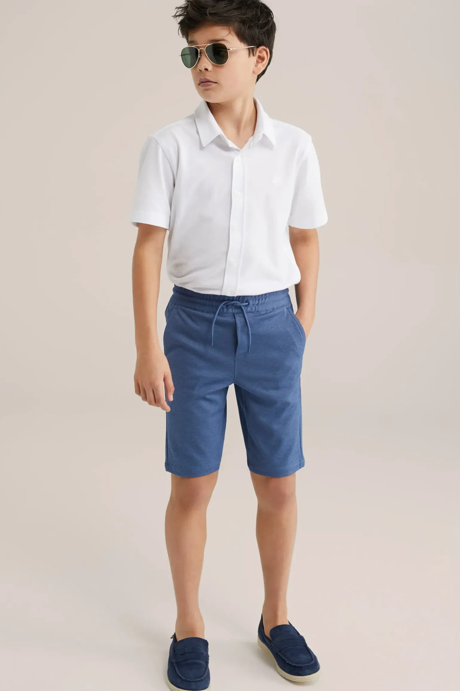 Jongens gemêleerde short