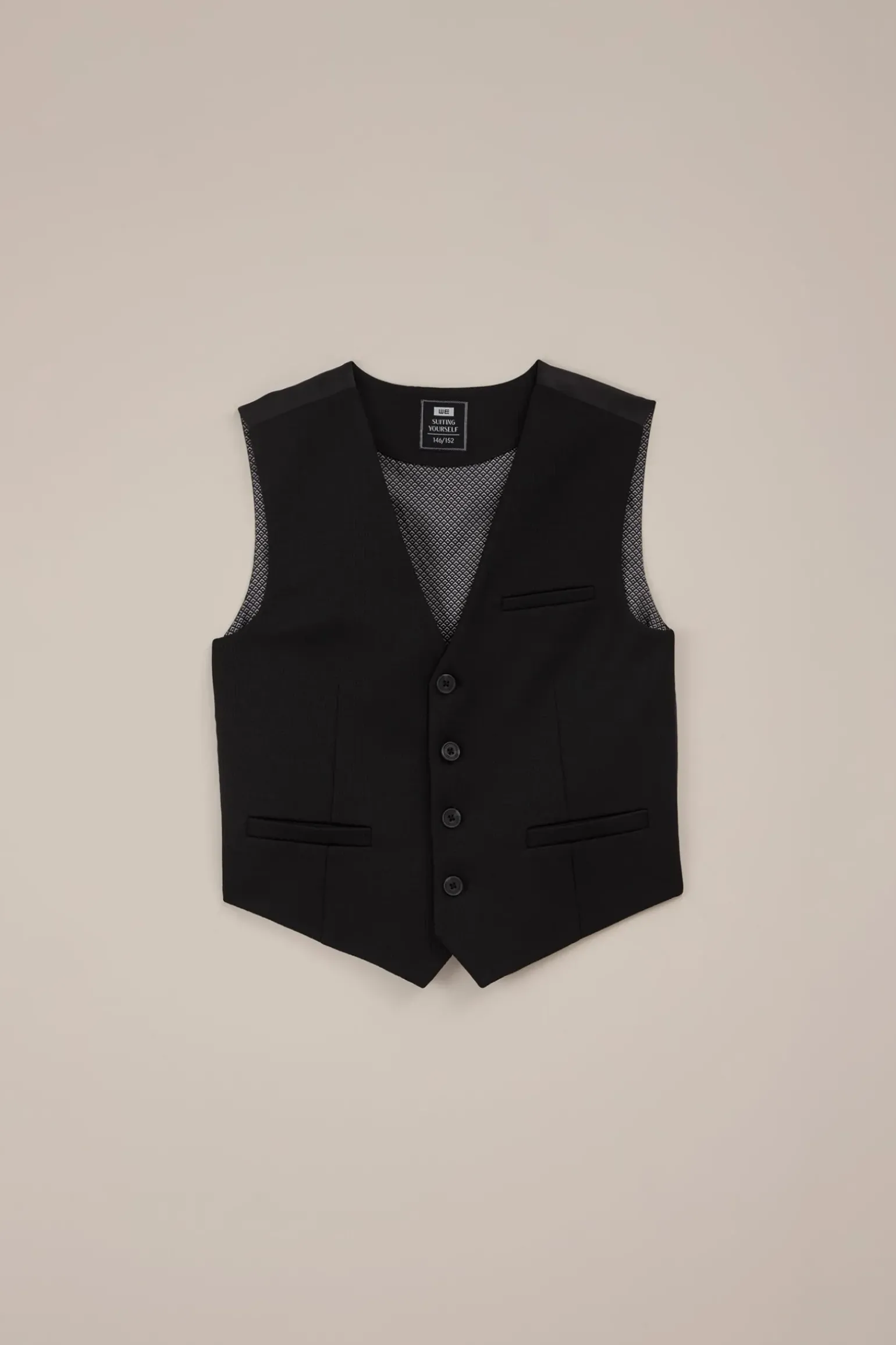 Jongens gilet met structuur