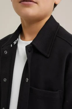 Jongens overshirt met structuur