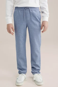 Jongens regular fit gem&ecirc;leerde pantalon