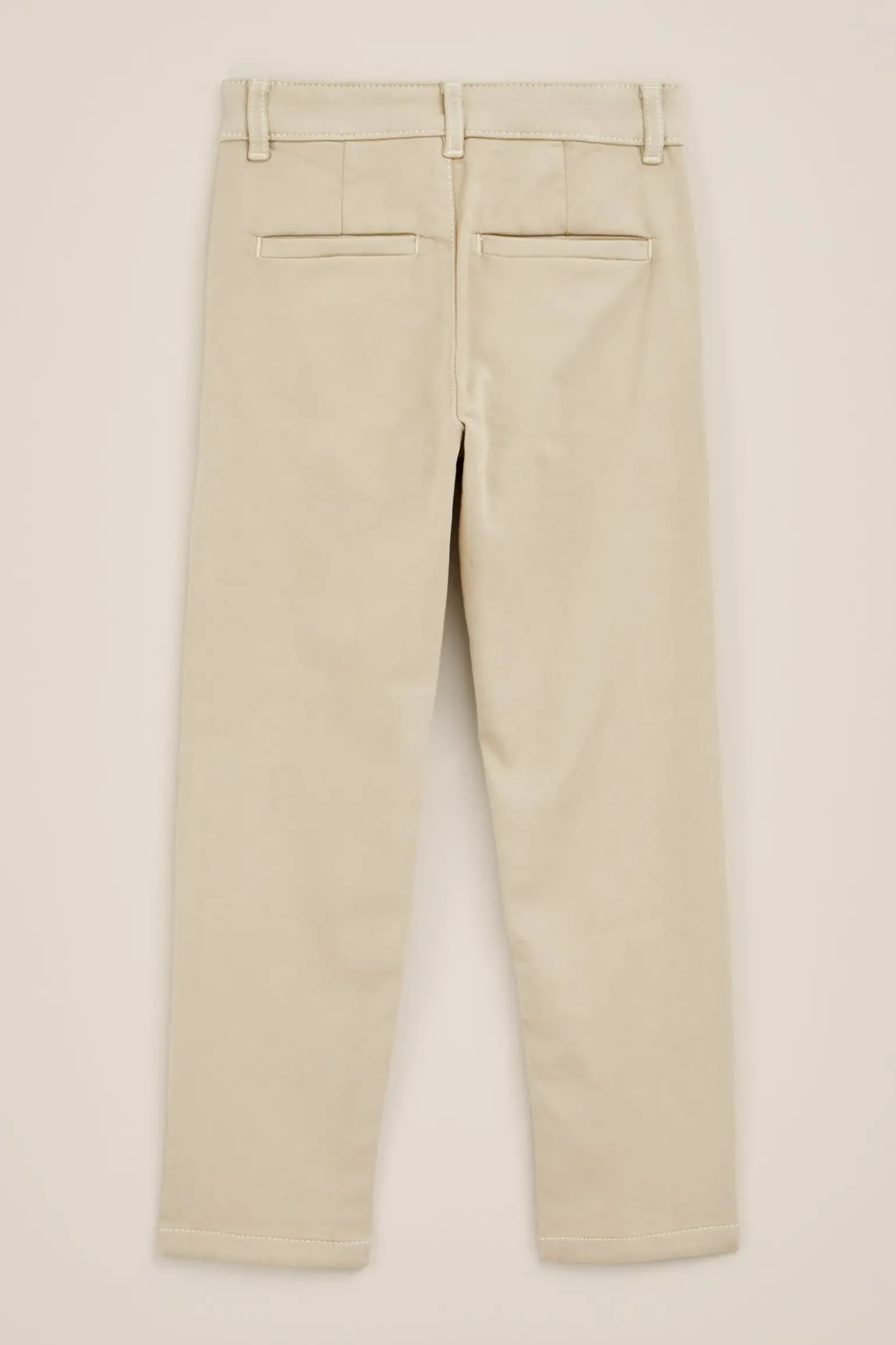 Jongens slim fit chino van jogkwaliteit