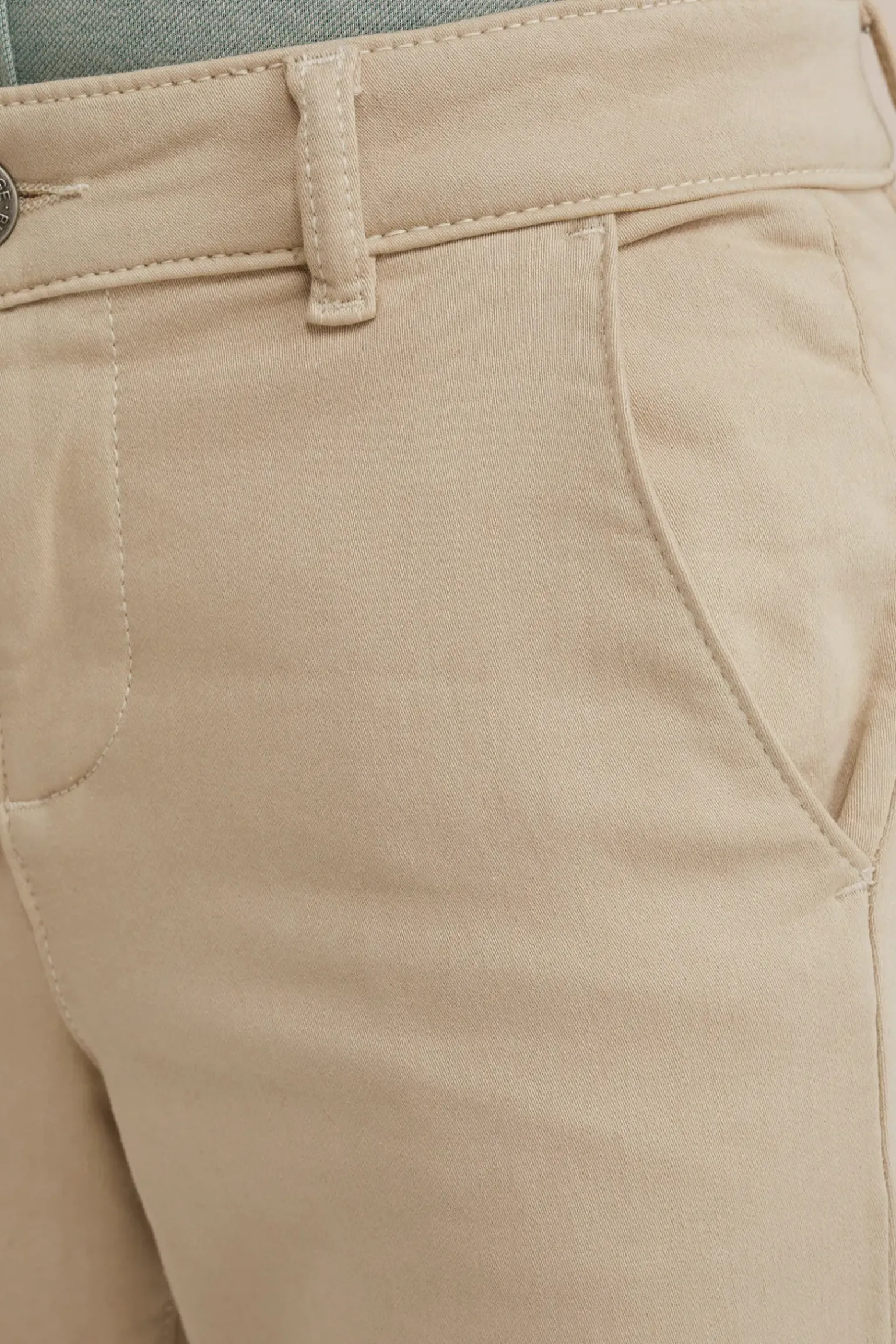 Jongens slim fit chino van jogkwaliteit