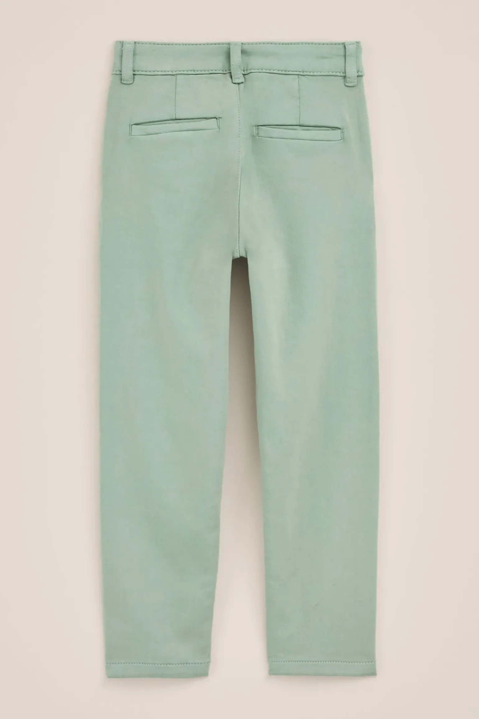 Jongens slim fit chino van jogkwaliteit