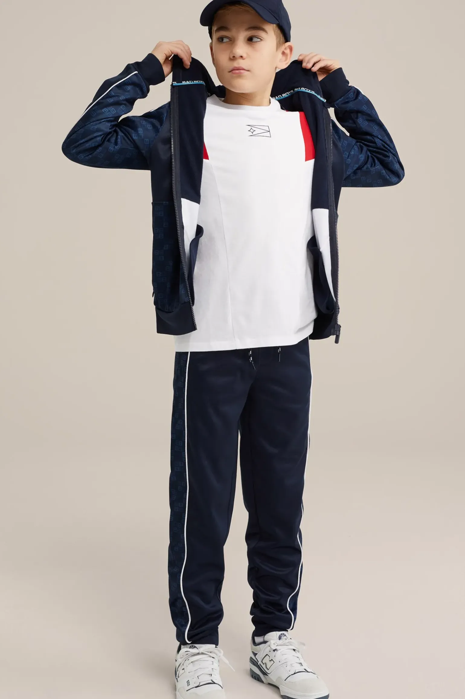 Jongens T-shirt met colourblock