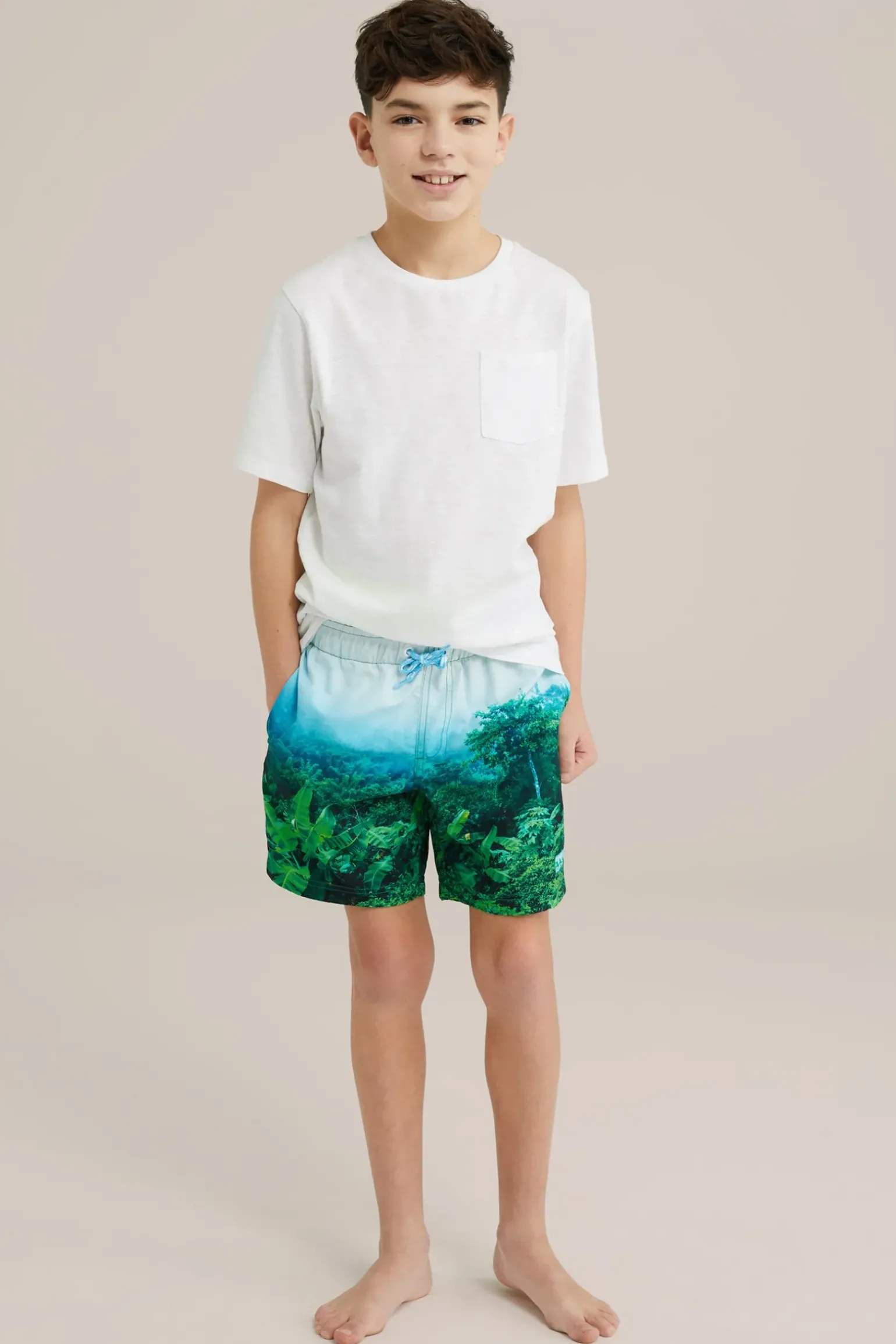 Jongens zwemshort met dessin