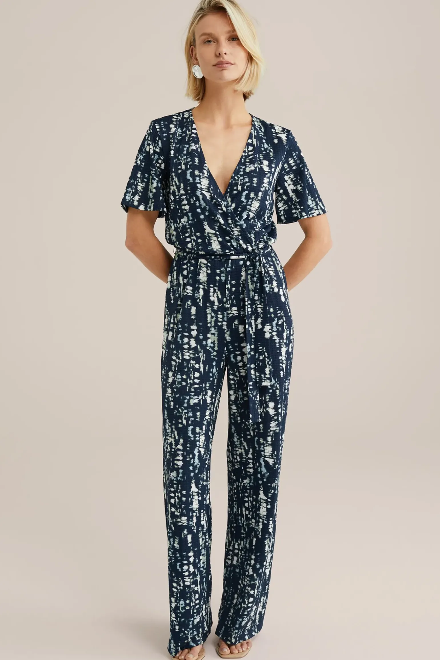 jumpsuit met structuur