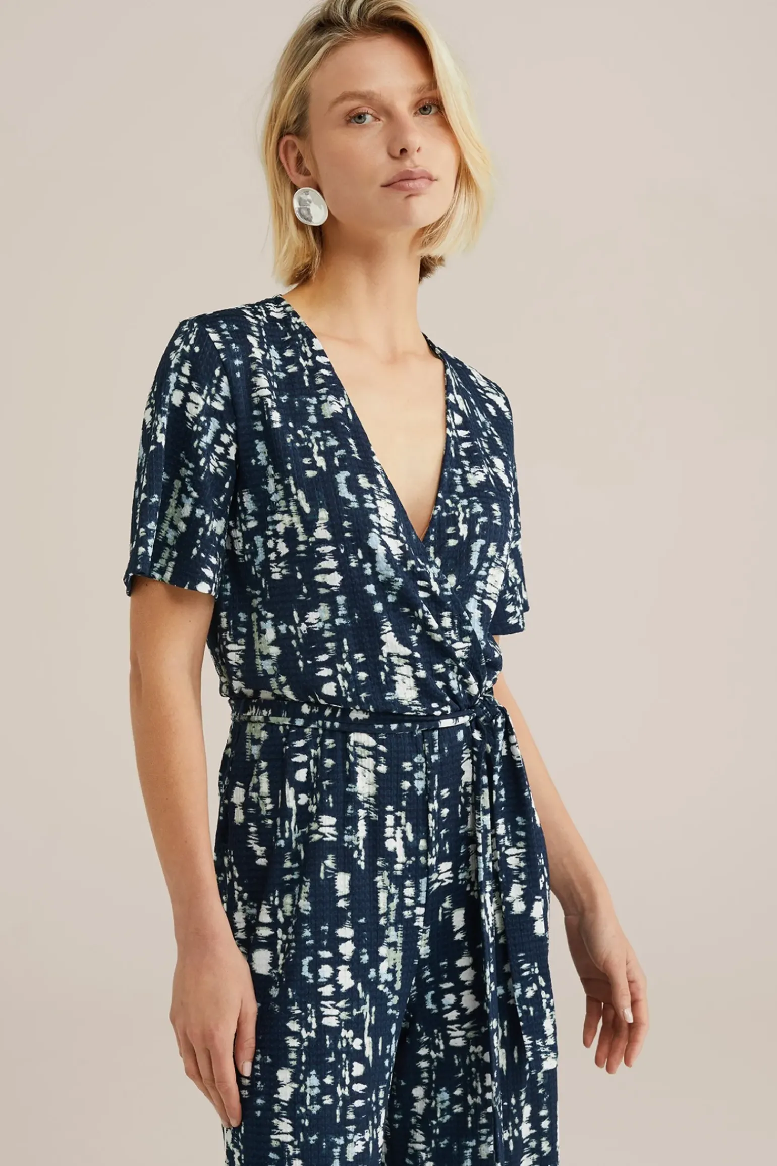 jumpsuit met structuur
