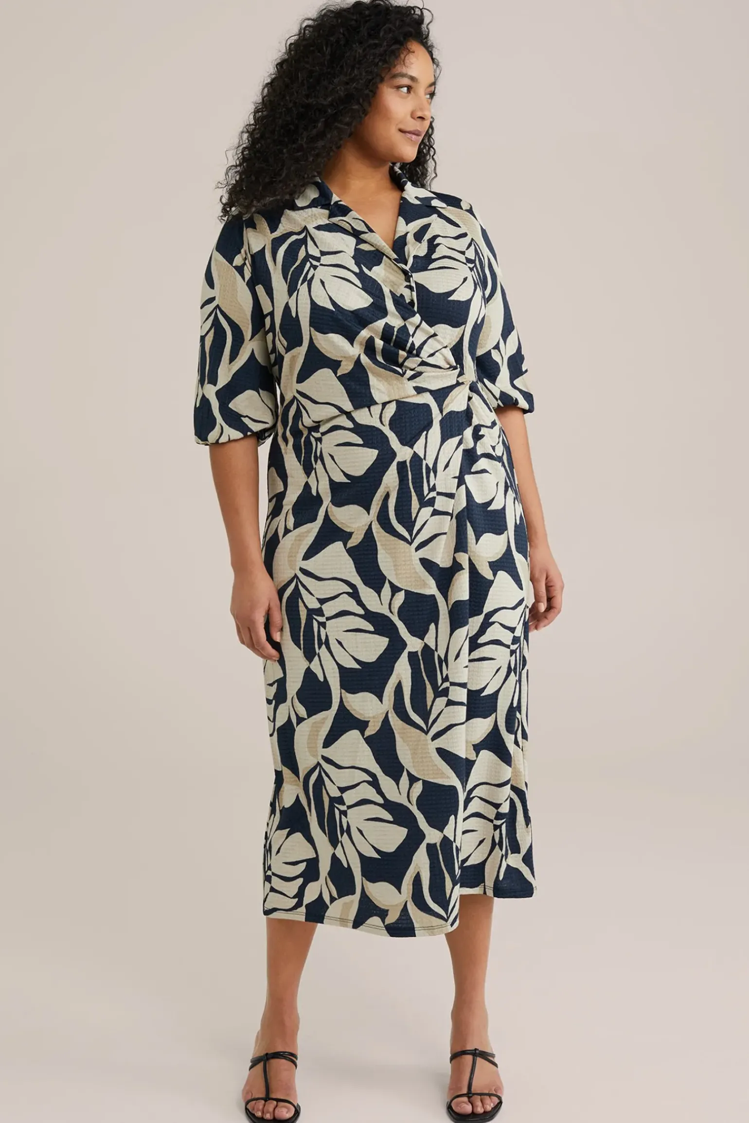 jurk met dessin - Curve