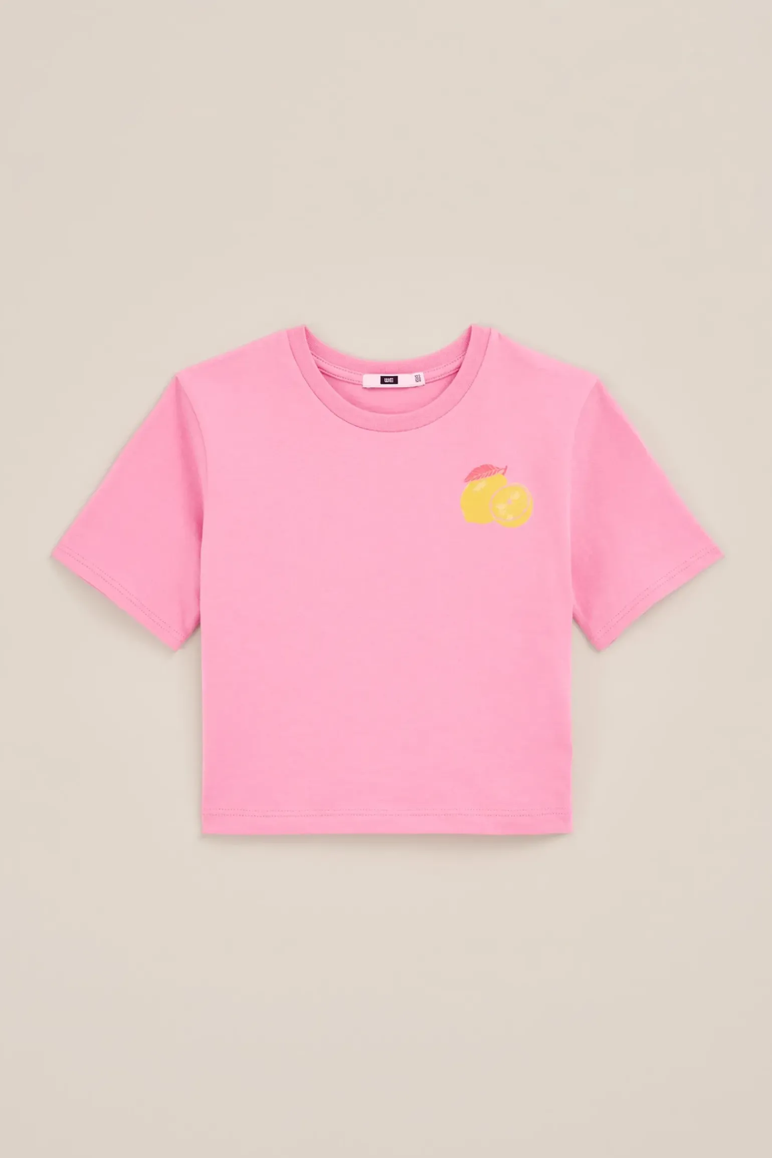 Meisjes cropped T-shirt met opdruk