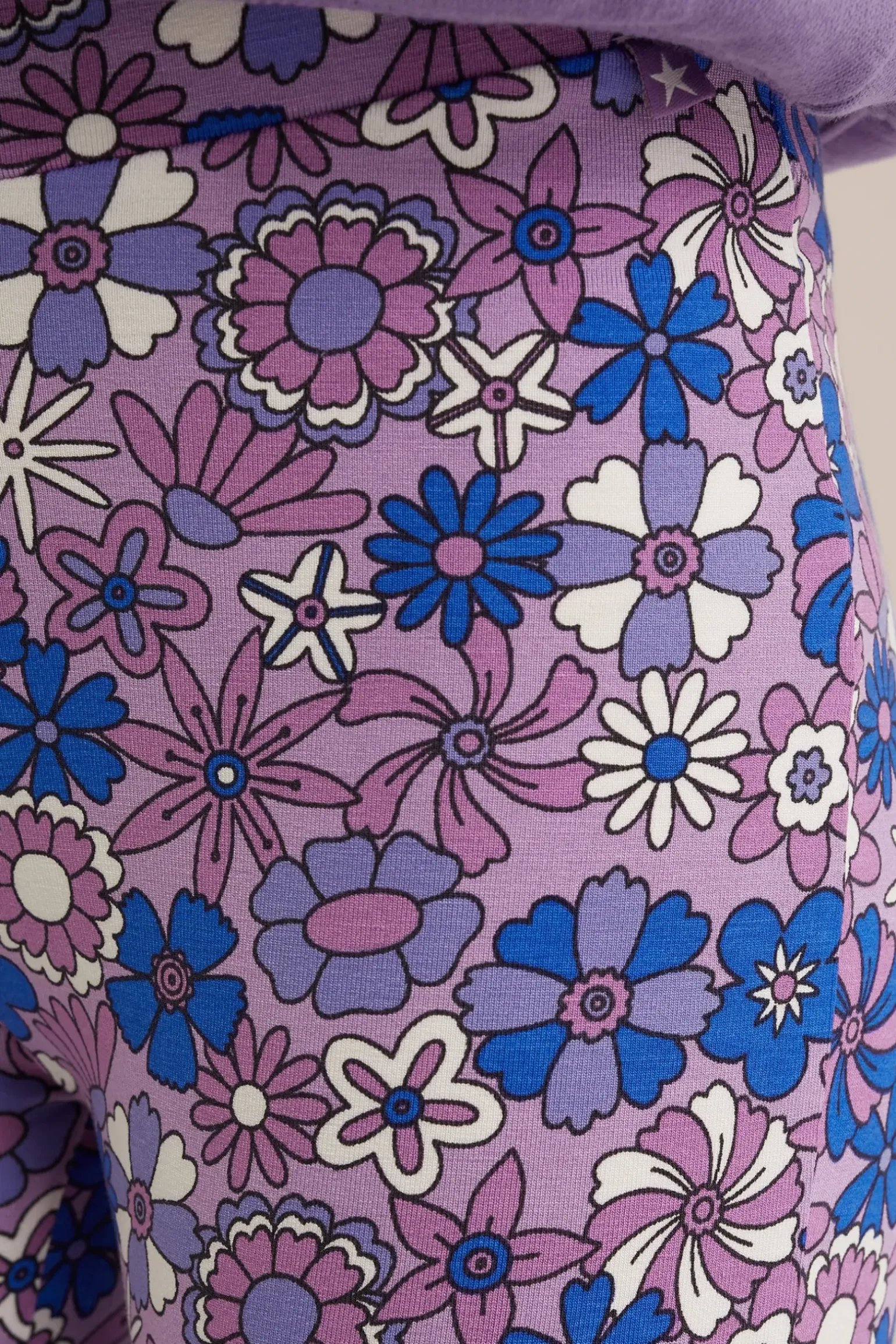Meisjes flared legging met dessin