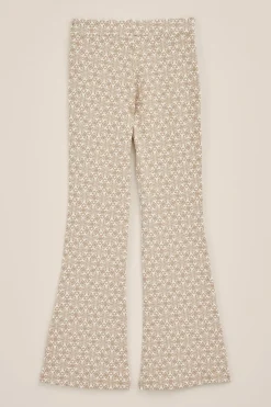 Meisjes flared legging met dessin