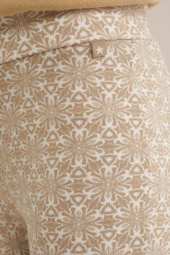 Meisjes flared legging met dessin
